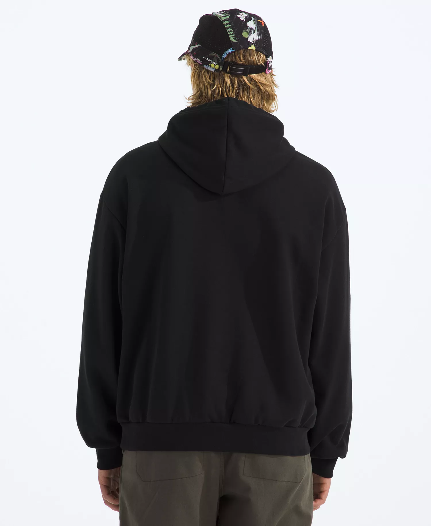 Men's Evolution Simple Dome Oversized Hoodie - Black - 2XL