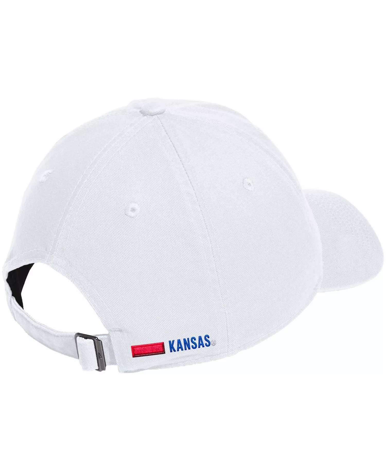 Men's White Kansas Jayhawks Locker Room Adjustable Slouch Hat - White - ONE SIZE