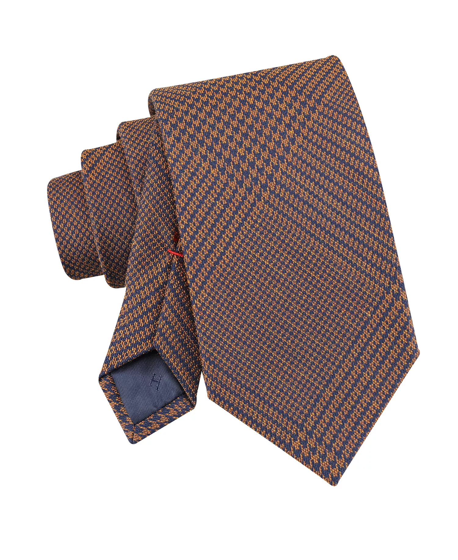 Men's Hendrix Glen Plaid Tie - Rust - ONE SIZE