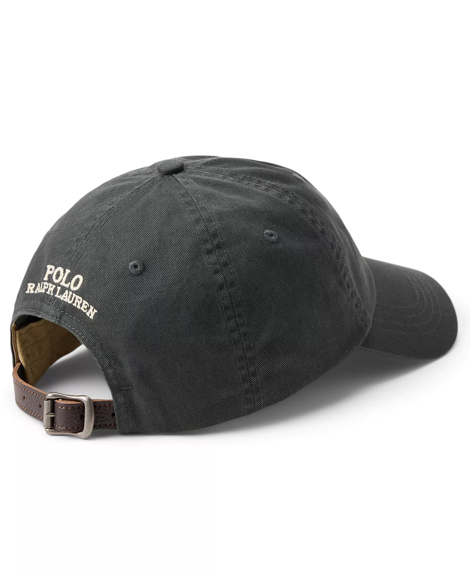Men's Bear Graphic Twill Ball Cap - Deep Gray - No Size