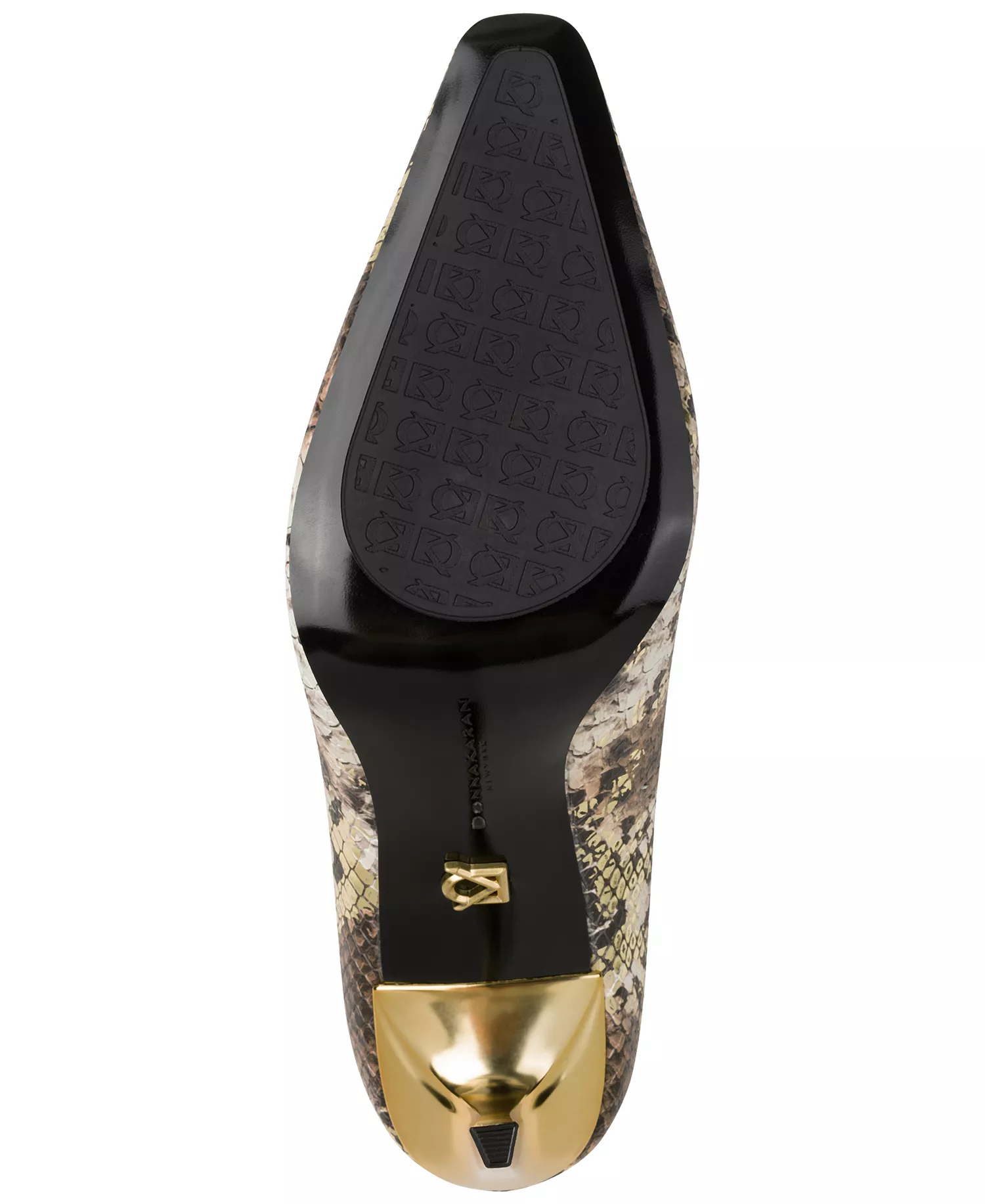 Women's Savita High Slip On Pumps - Cognac/Gold - 10M