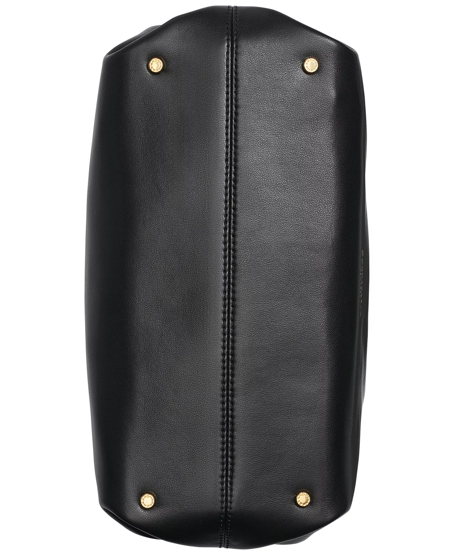 Poplin Medium Satchel Bag - Black/Gold - NO SIZE