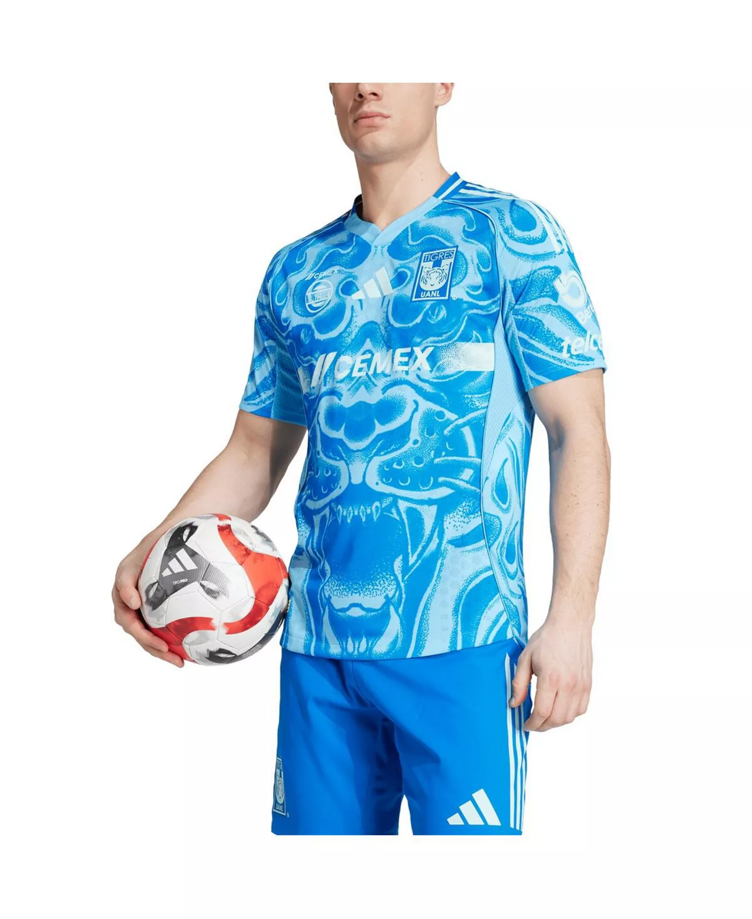 Men's Blue Tigres UANL 2025/26 Away Authentic Jersey - Blue - 2XL