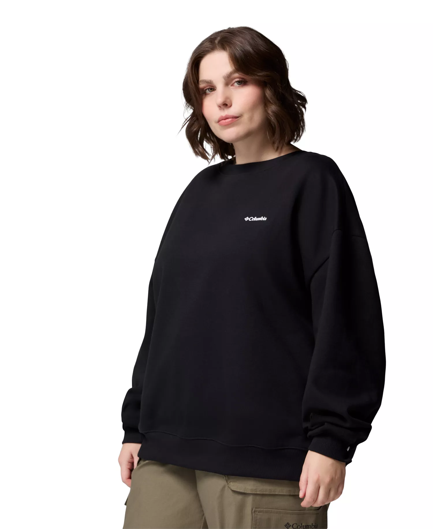 Plus Size Aldermore Crewneck Sweatshirt - Black - 1X - Plus
