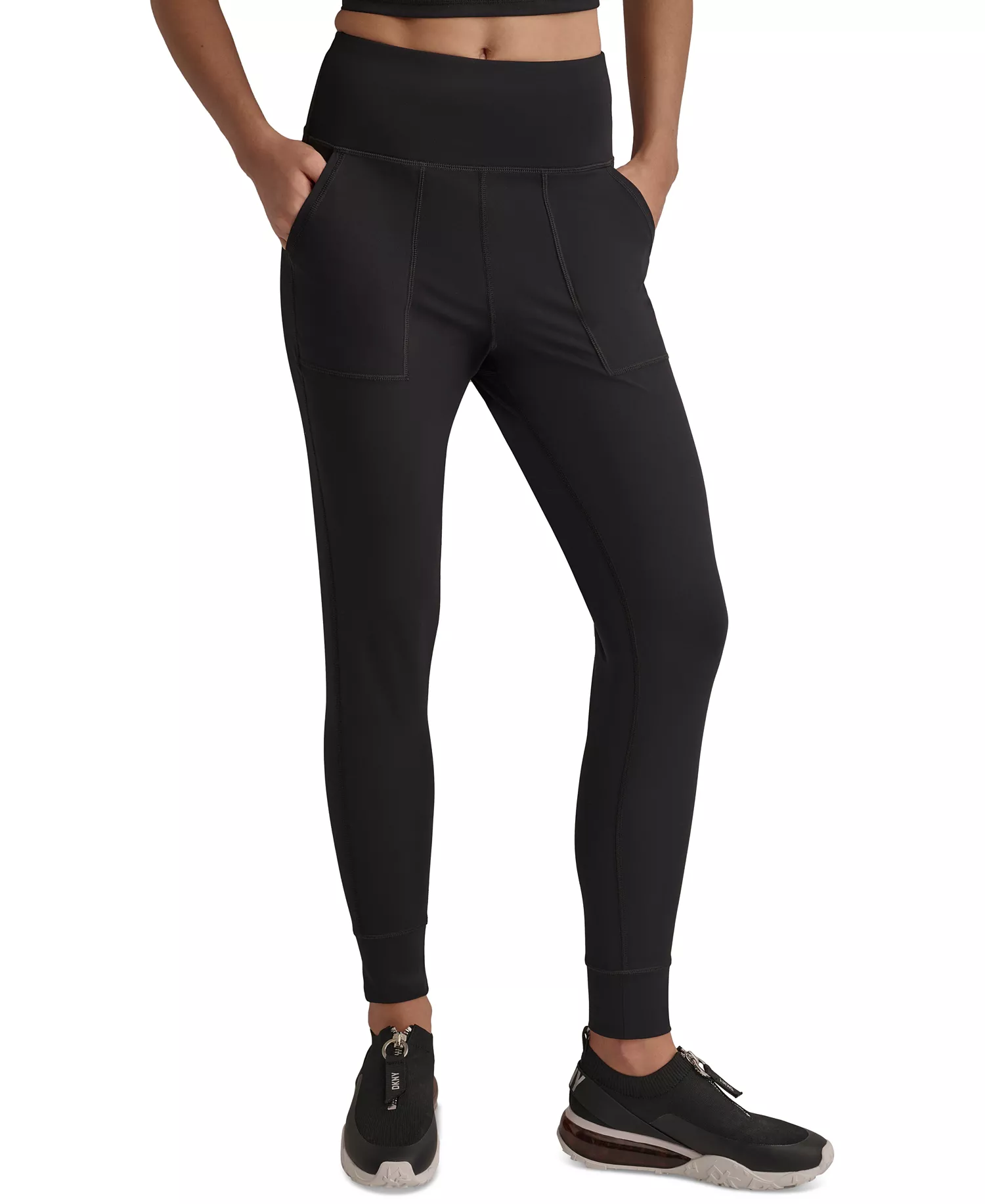 Women's Stretch Utility Jogger Pants - Black - L
