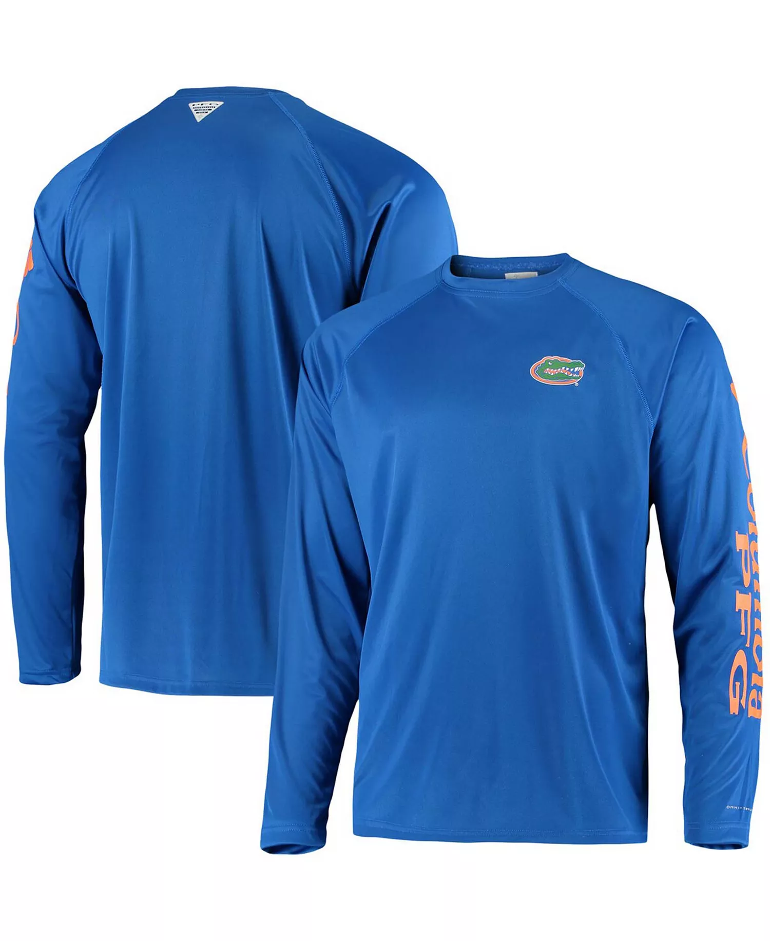 Men's PFG Royal Florida Gators Terminal Tackle Omni-Shade Long Sleeve T-shirt - Royal - XXL