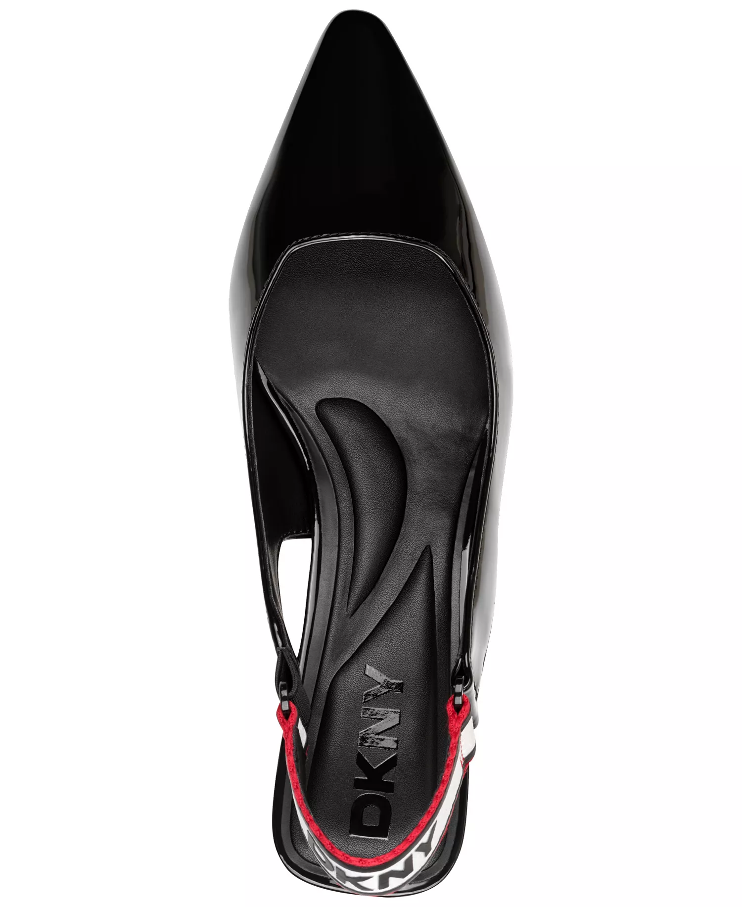 Women's Nolene Slingback Pumps - Black/Ruby - 6.5M