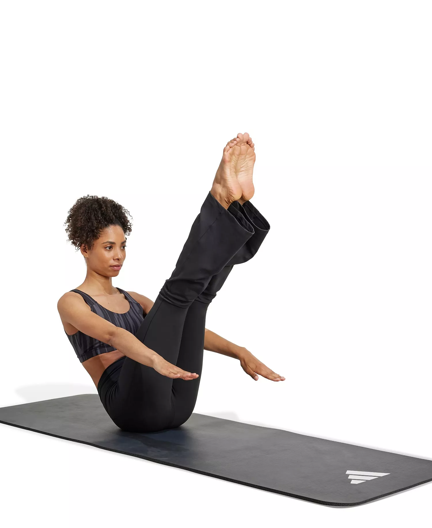 Women's High Rise Training Leggings - Black/black - L