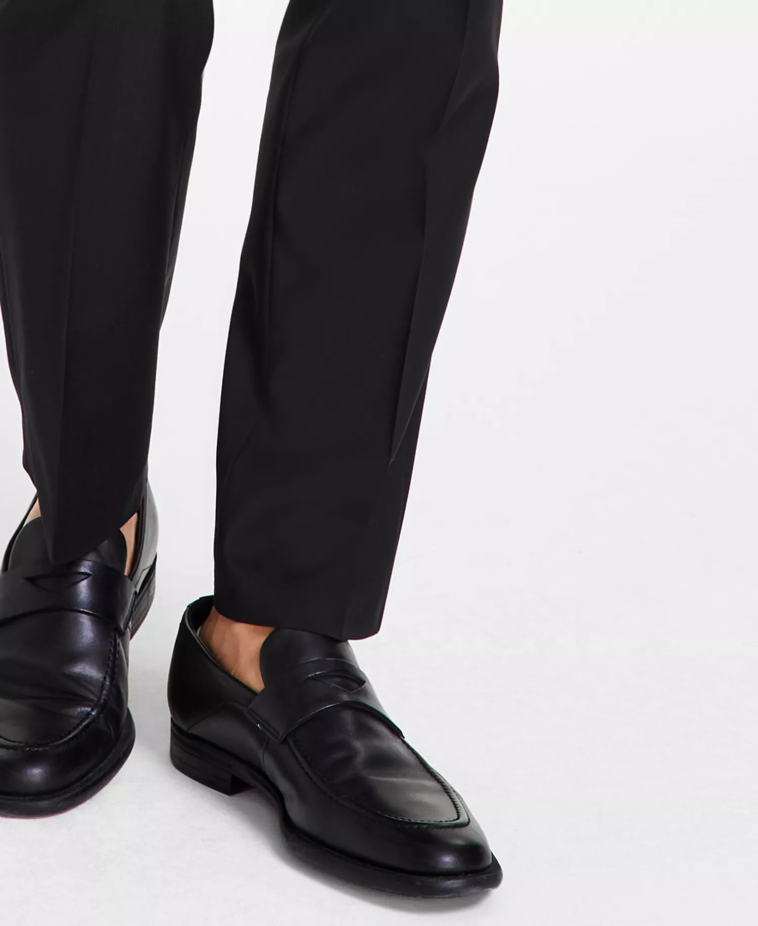 Men's Modern-Fit Wool Suit Separates - Black - 30R