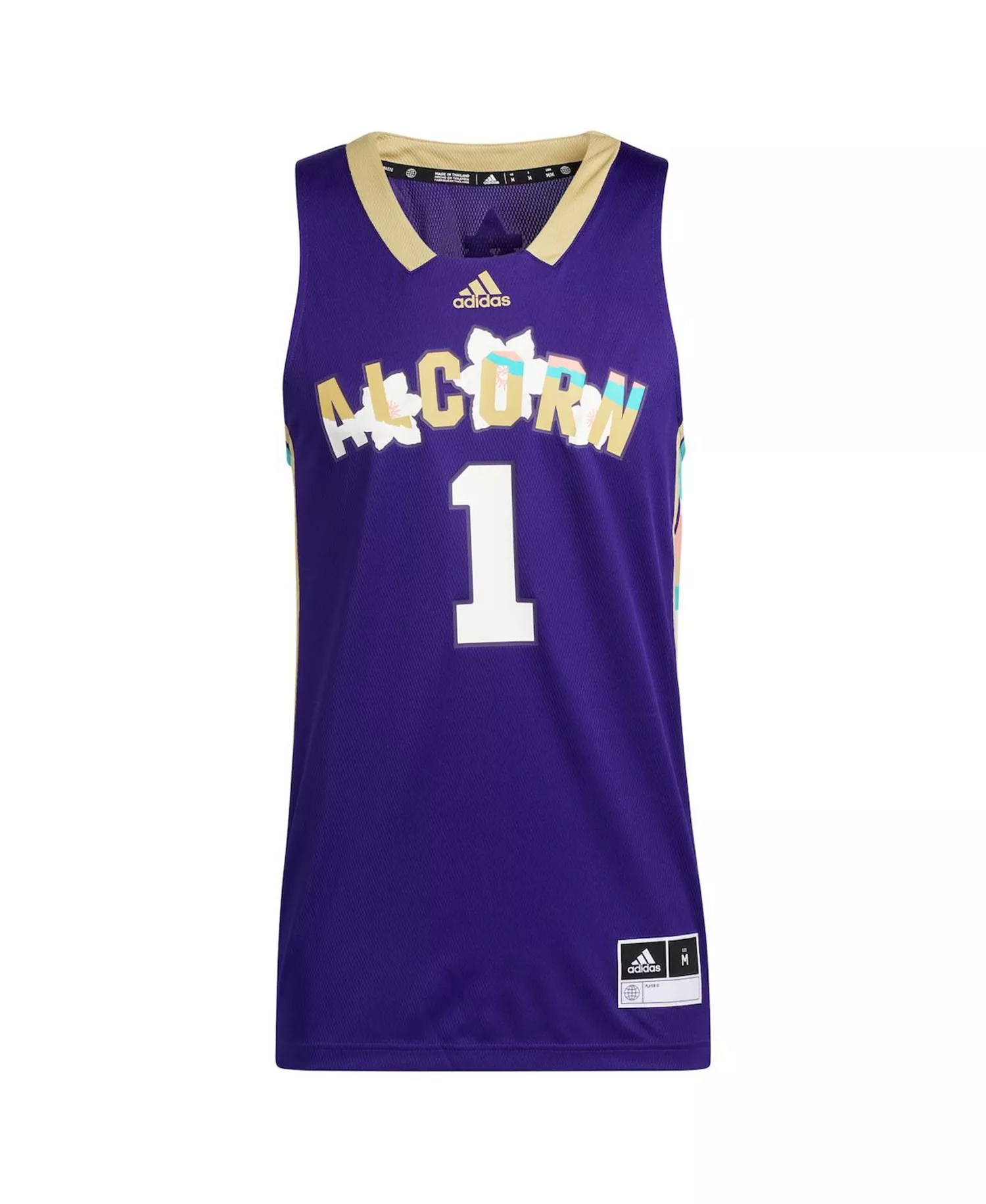 Men's Purple Alcorn State Braves Honoring Black Excellence Replica Basketball Jersey - Purple - L