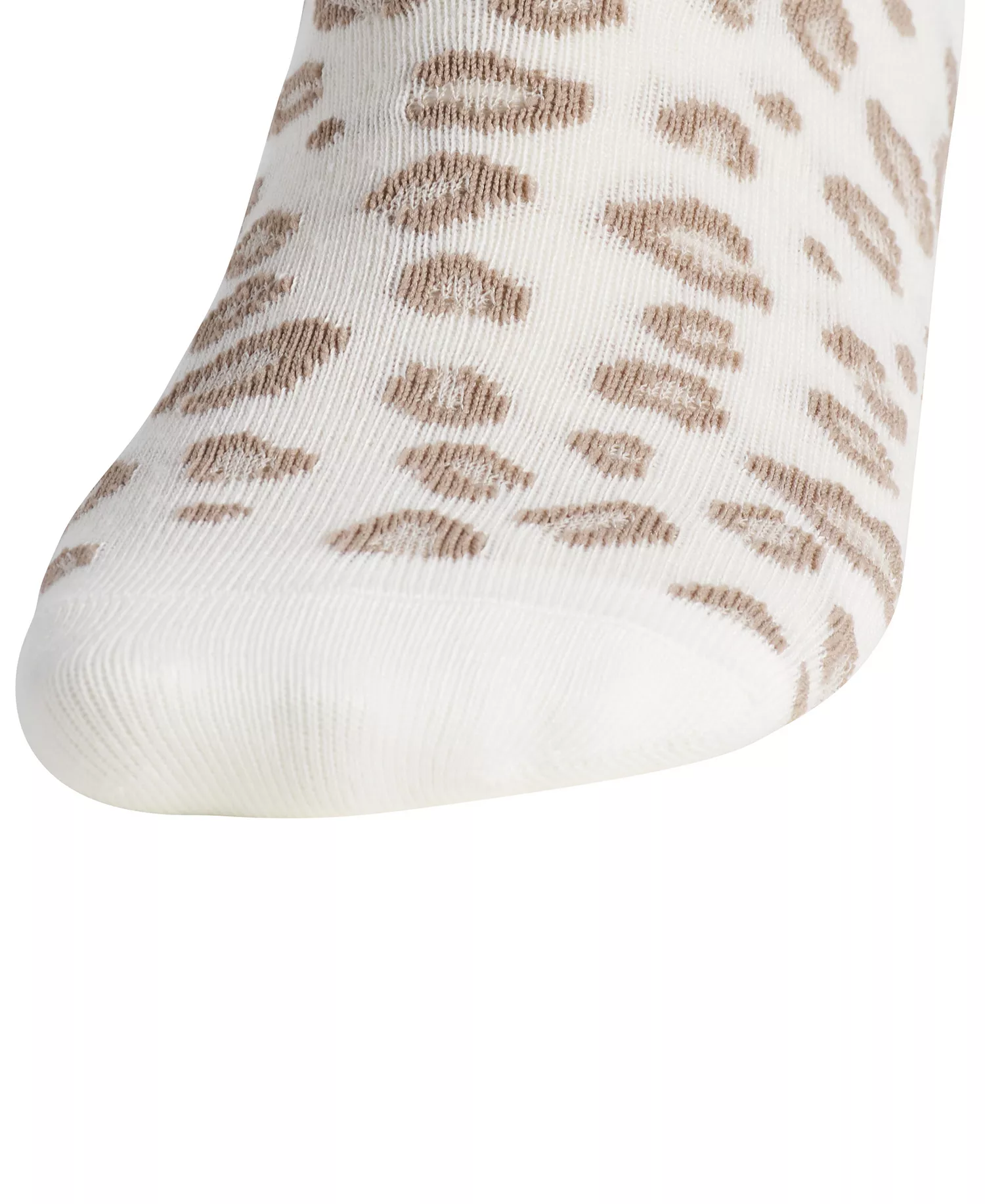 Women's Leopard Luxe Quarter High Socks, 3-Pack - Off White/wonder Alumina Grey/chalky Brown - 5-10