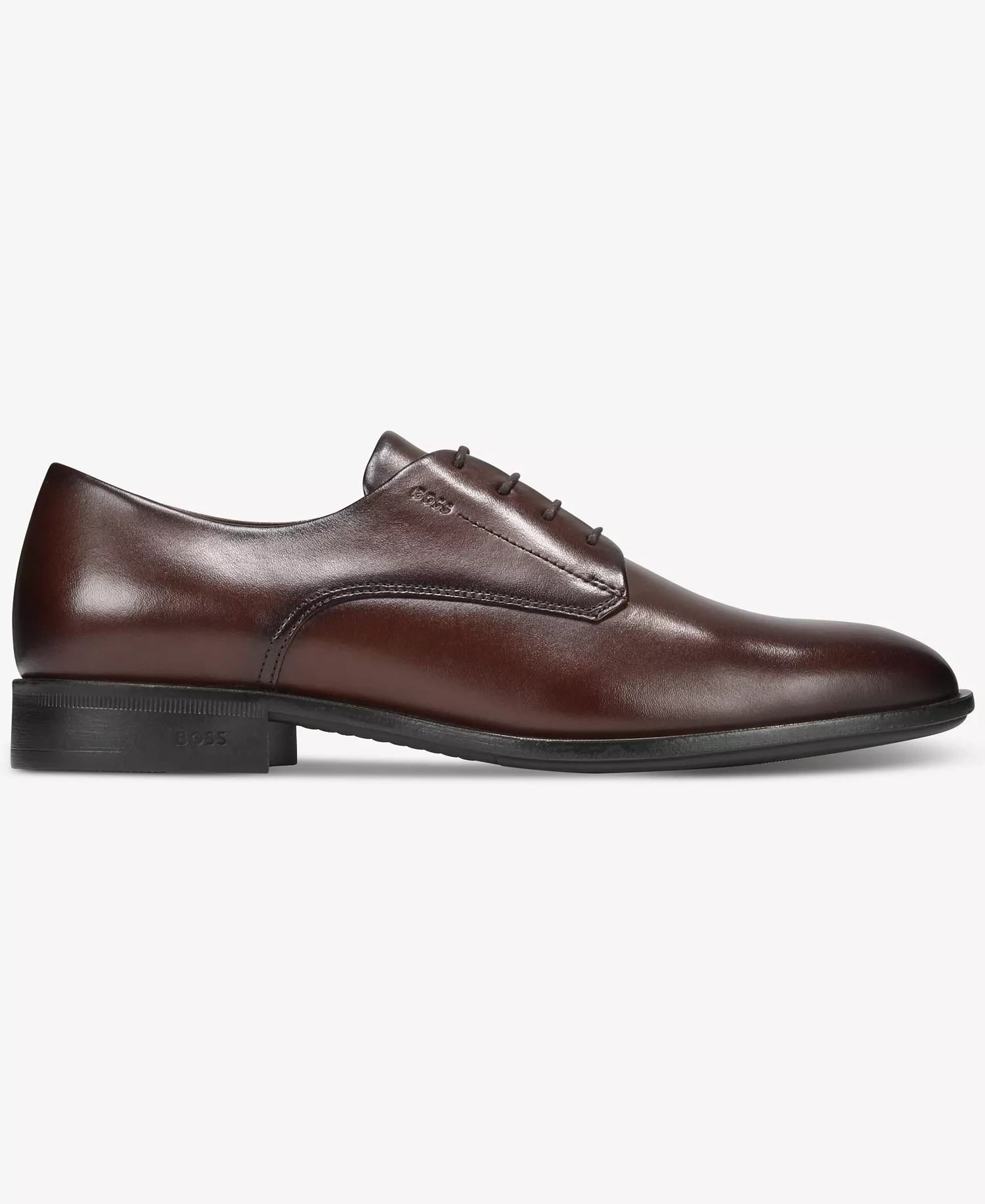 BOSS by Men's Colby Lace-Up Derby Dress Shoes - Dark Brown - 10M