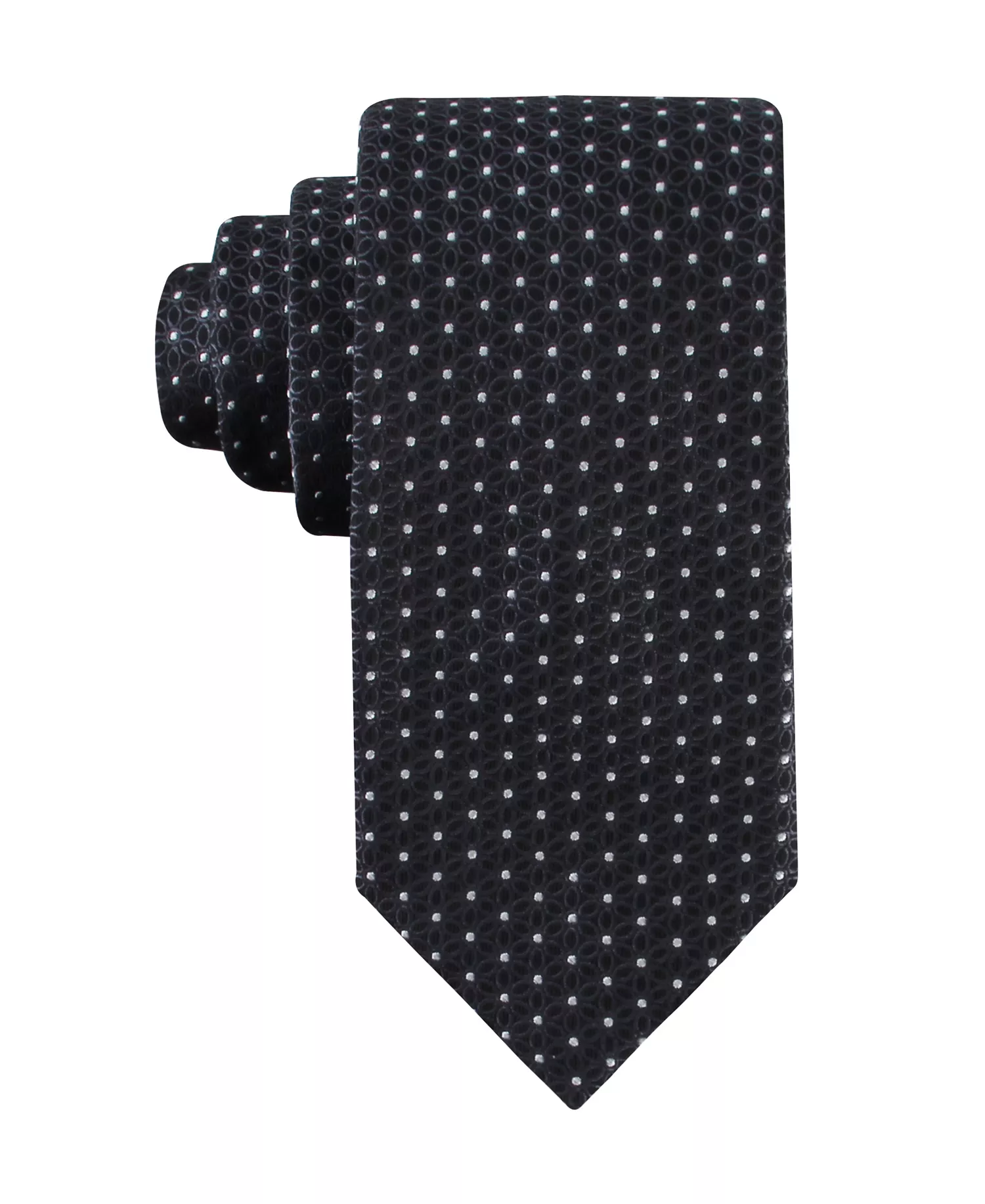 Men's Ashton Floral Tie - Black - ONE SIZE