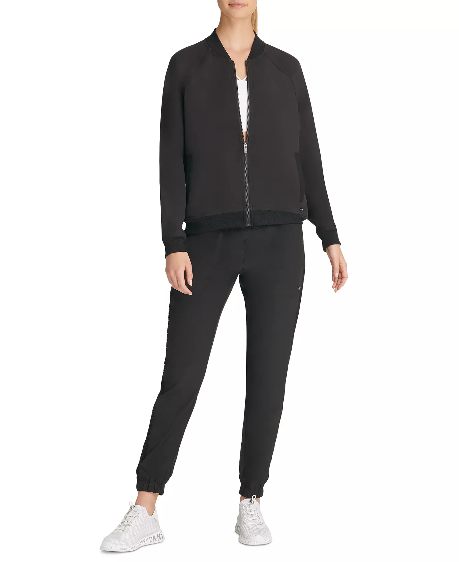 Graphic Bomber Jacket - Black - L