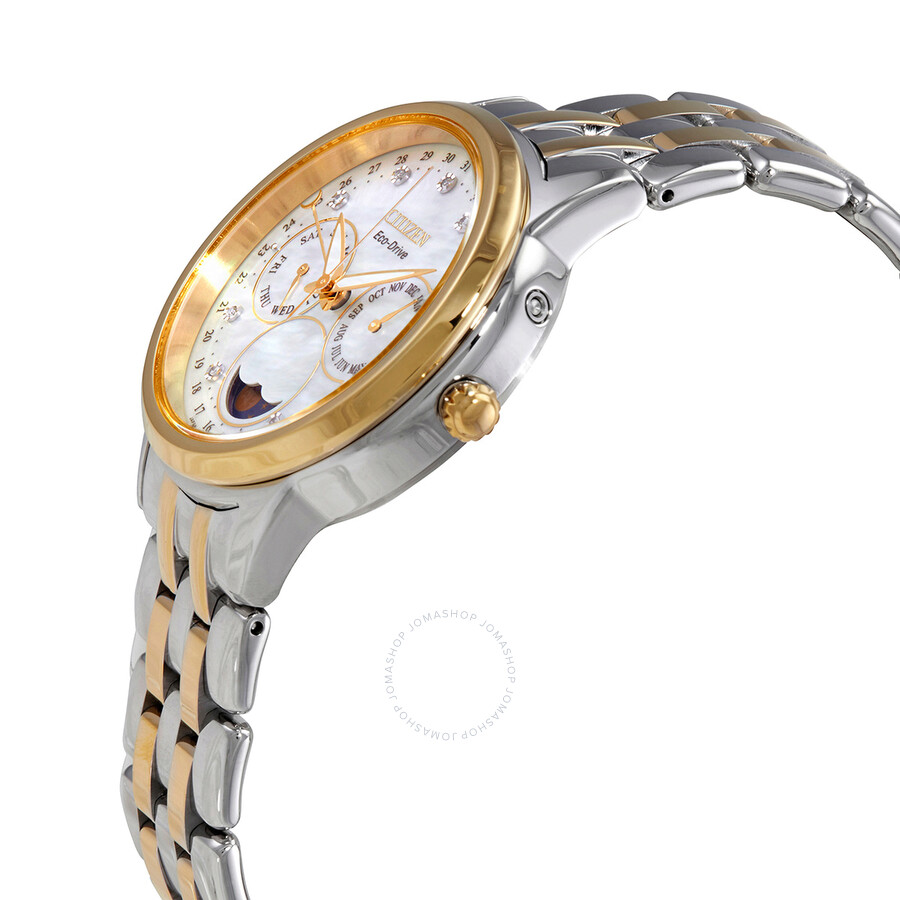 Citizen Eco-Drive Calendrier Chronograph Diamond Ladies Watch