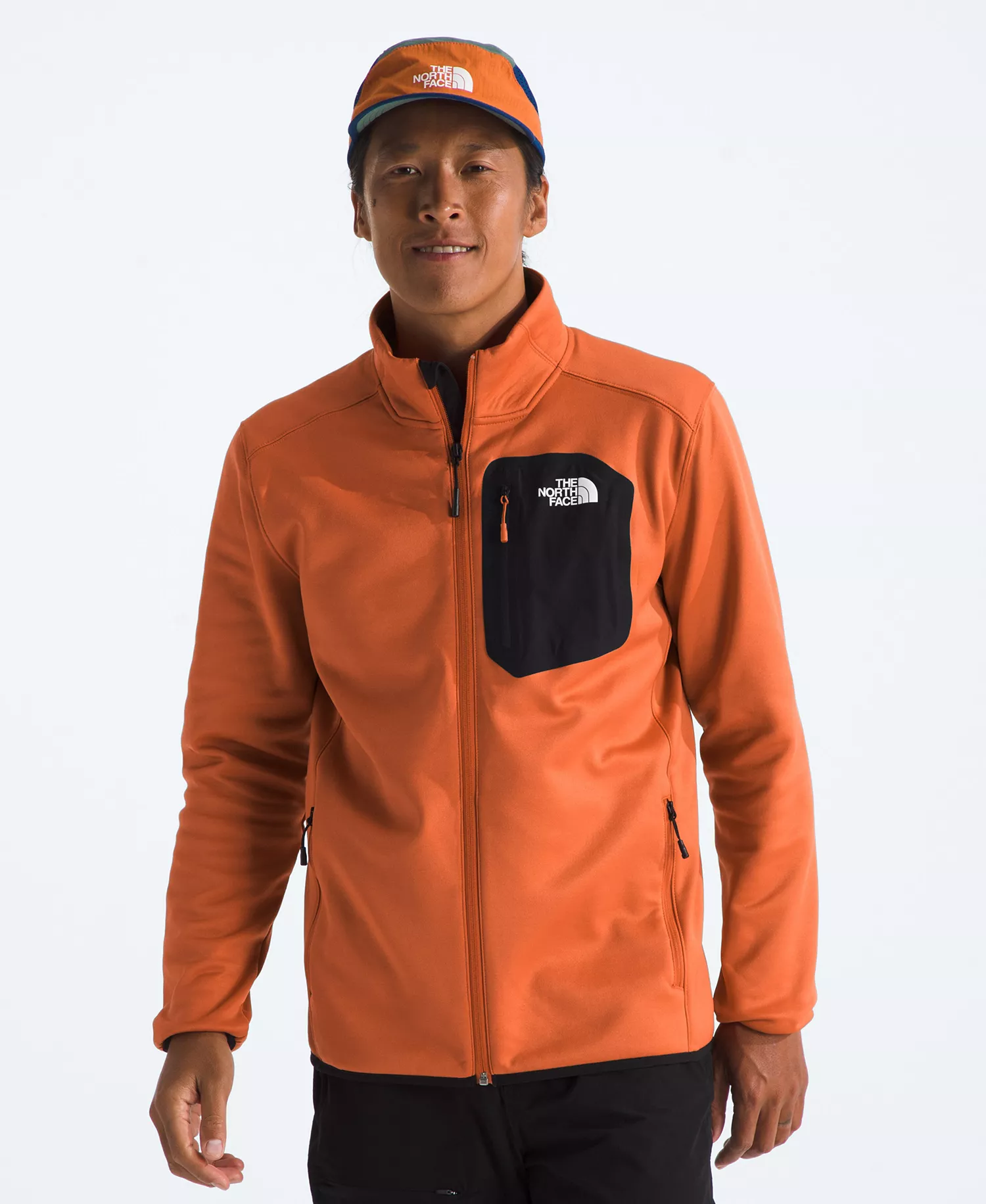 Men's Crest Regular-Fit Full-Zip Jacket - Iron Clay/Black - 2XL