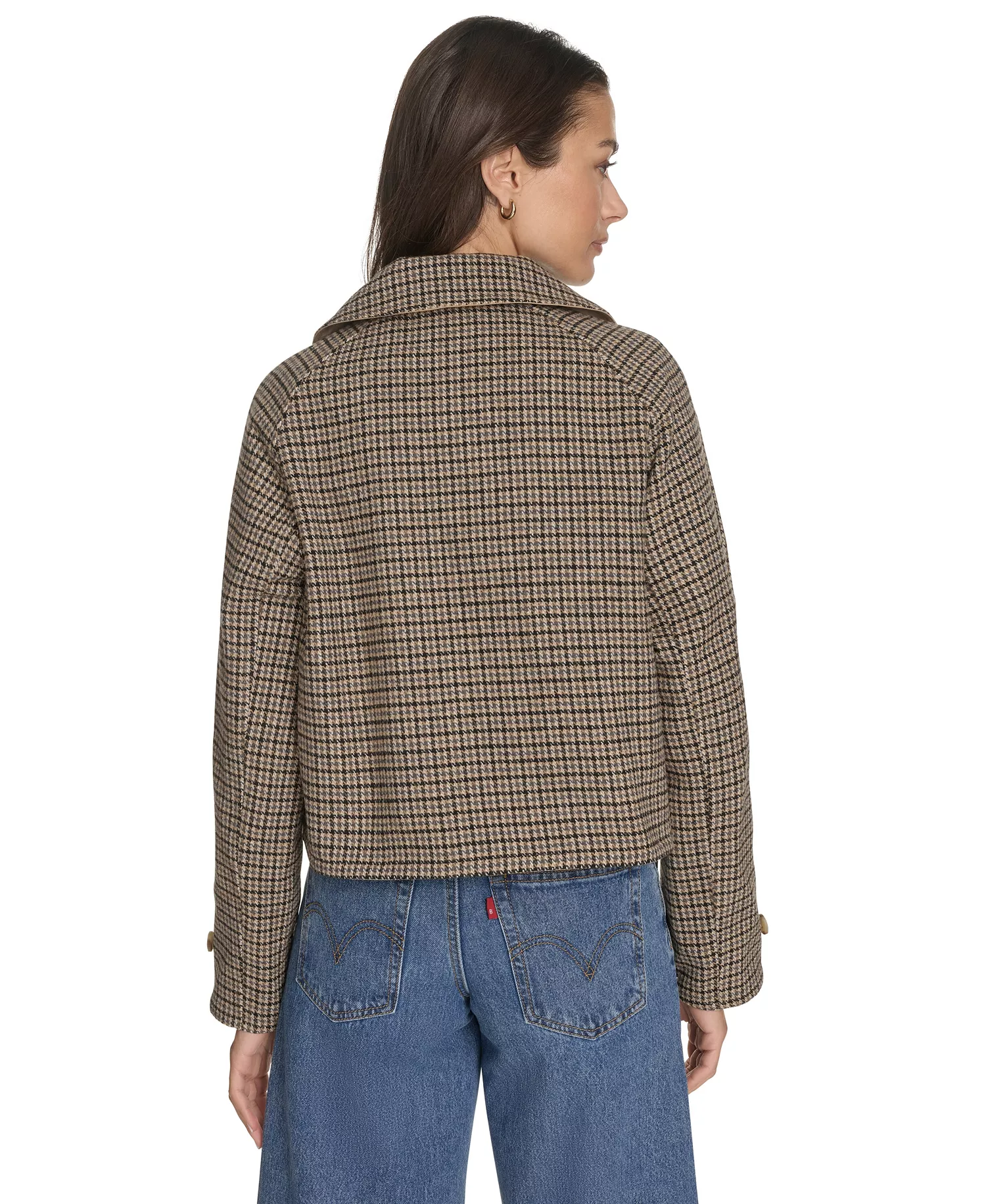 Women's Reversible Trench Jacket - Khaki - L