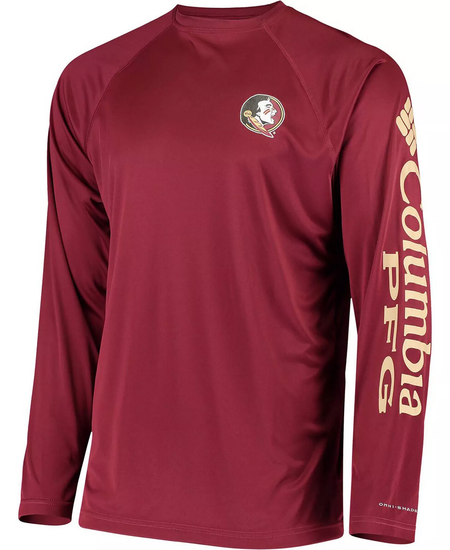 Men's PFG Garnet Florida State Seminoles Terminal Tackle Omni-Shade Long Sleeve T-shirt - Garnet - L