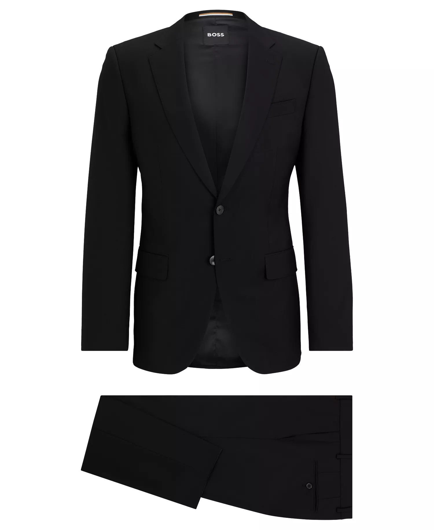 Men's Two-Piece Melange Suit, Created for Macy's - Black - 40R
