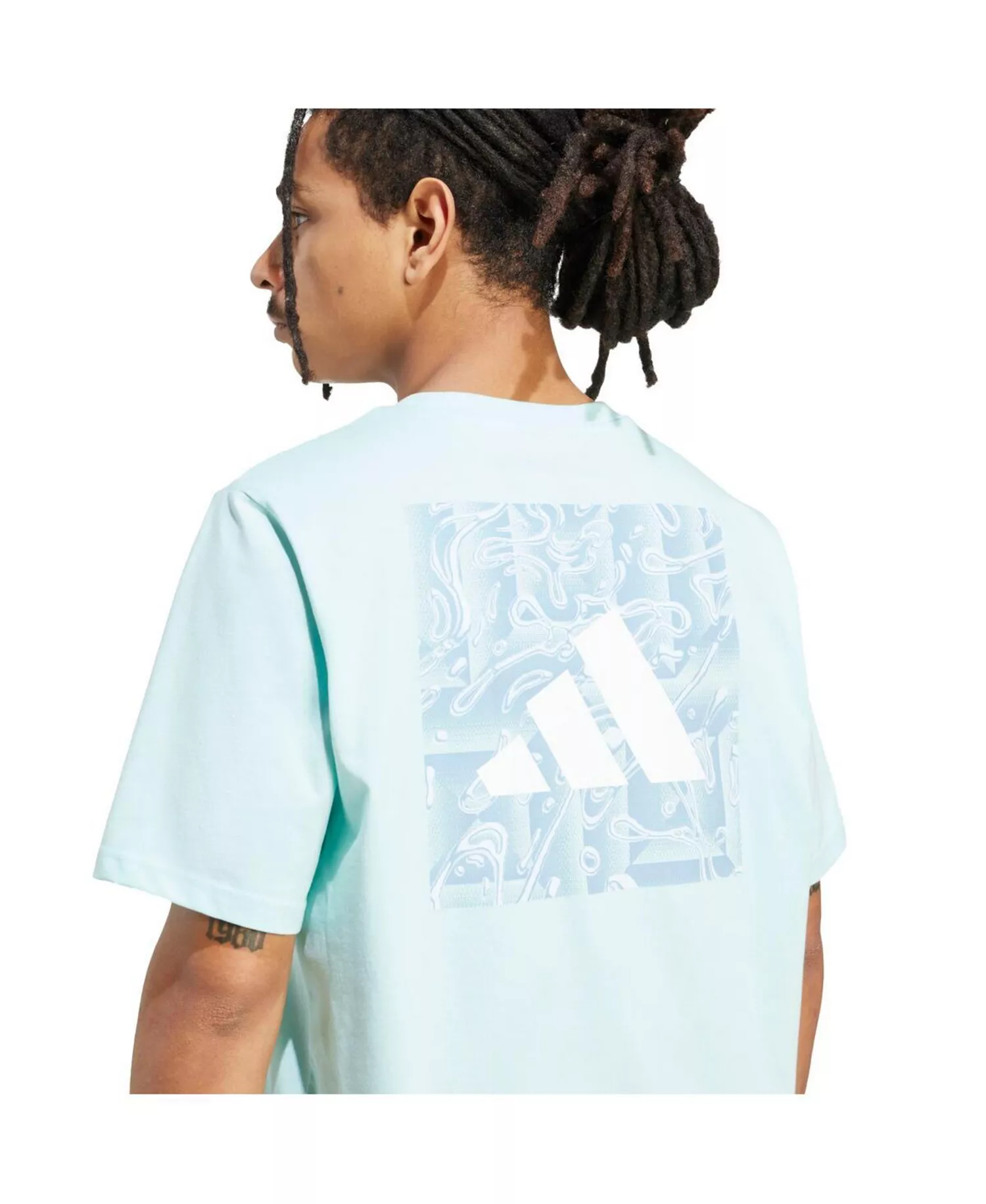 Men's Aqua Juventus Jersey Hook T-Shirt - Aqua - XL