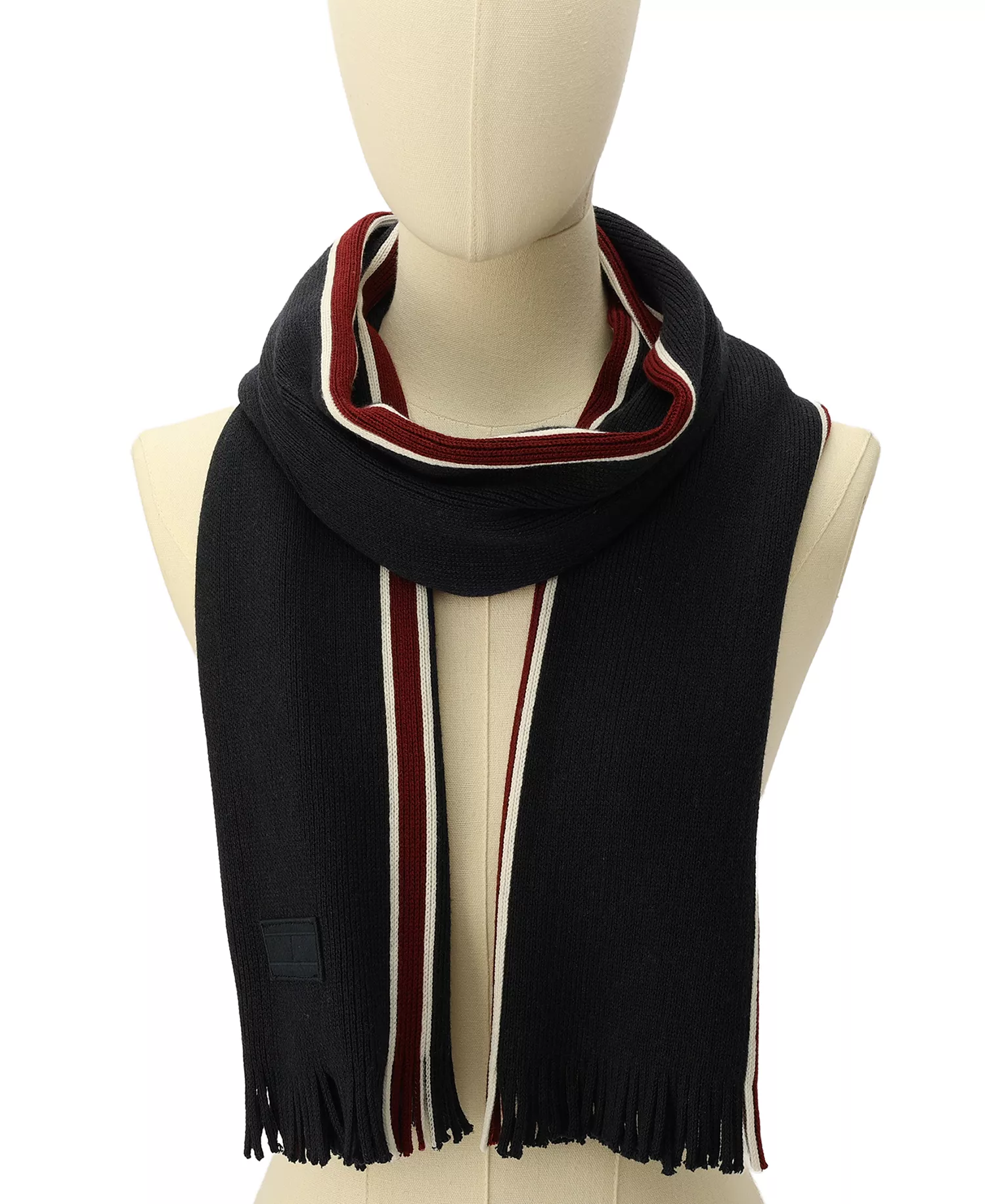 Men's Mixed Stripe Raschel Scarf - Desert Sky - ONE SIZE