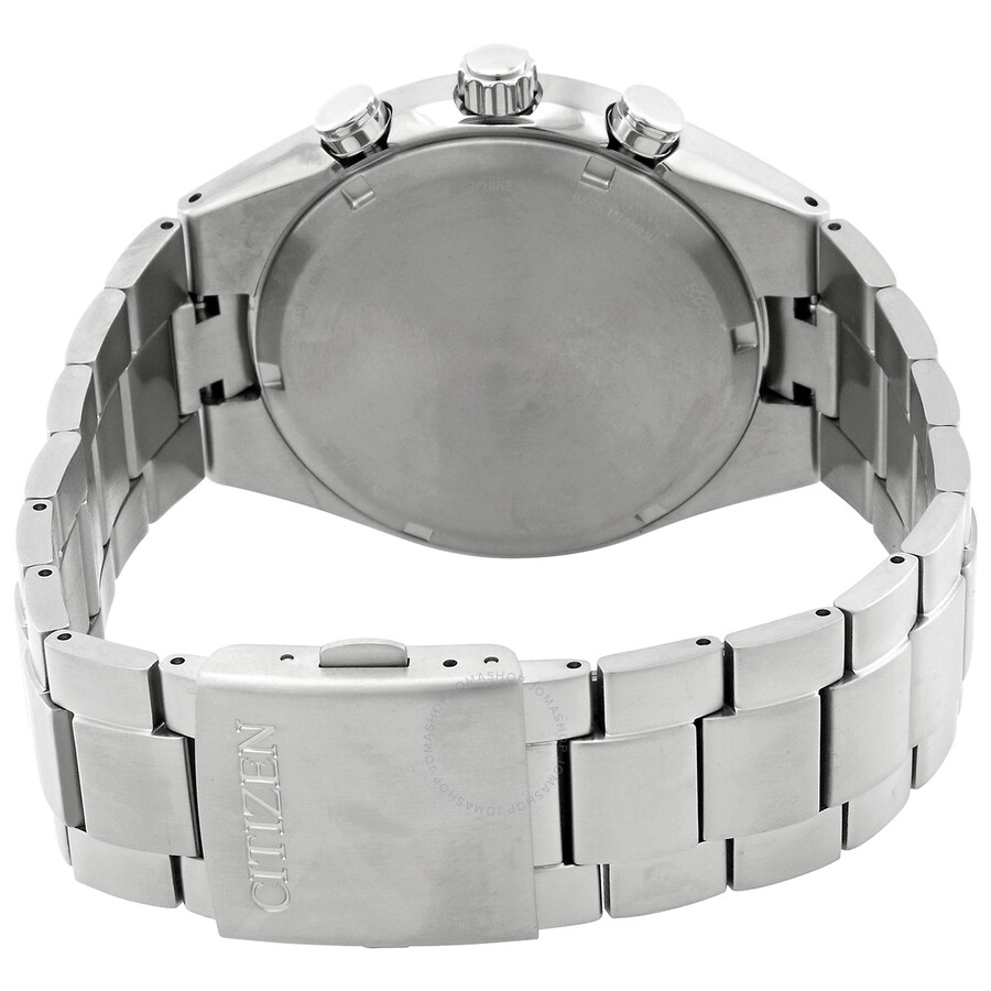 Citizen Super Titanium Chronograph Eco-Drive Black Dial Men's Watch