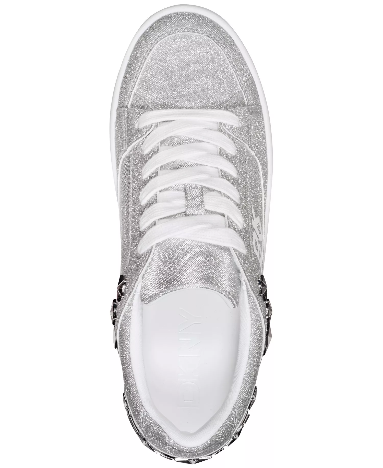Women's Manserra Round Toe Sneakers - Silver - 10M