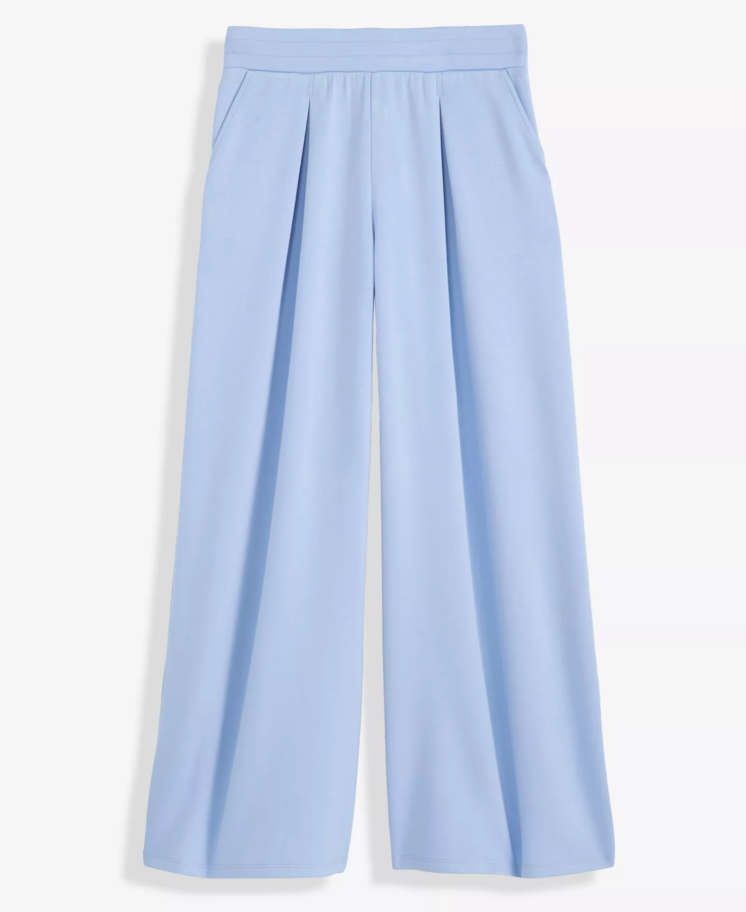 Petite High-Rise Wide-Leg Sweatpants, Macy's Exclusive   - Air Blue - P/L