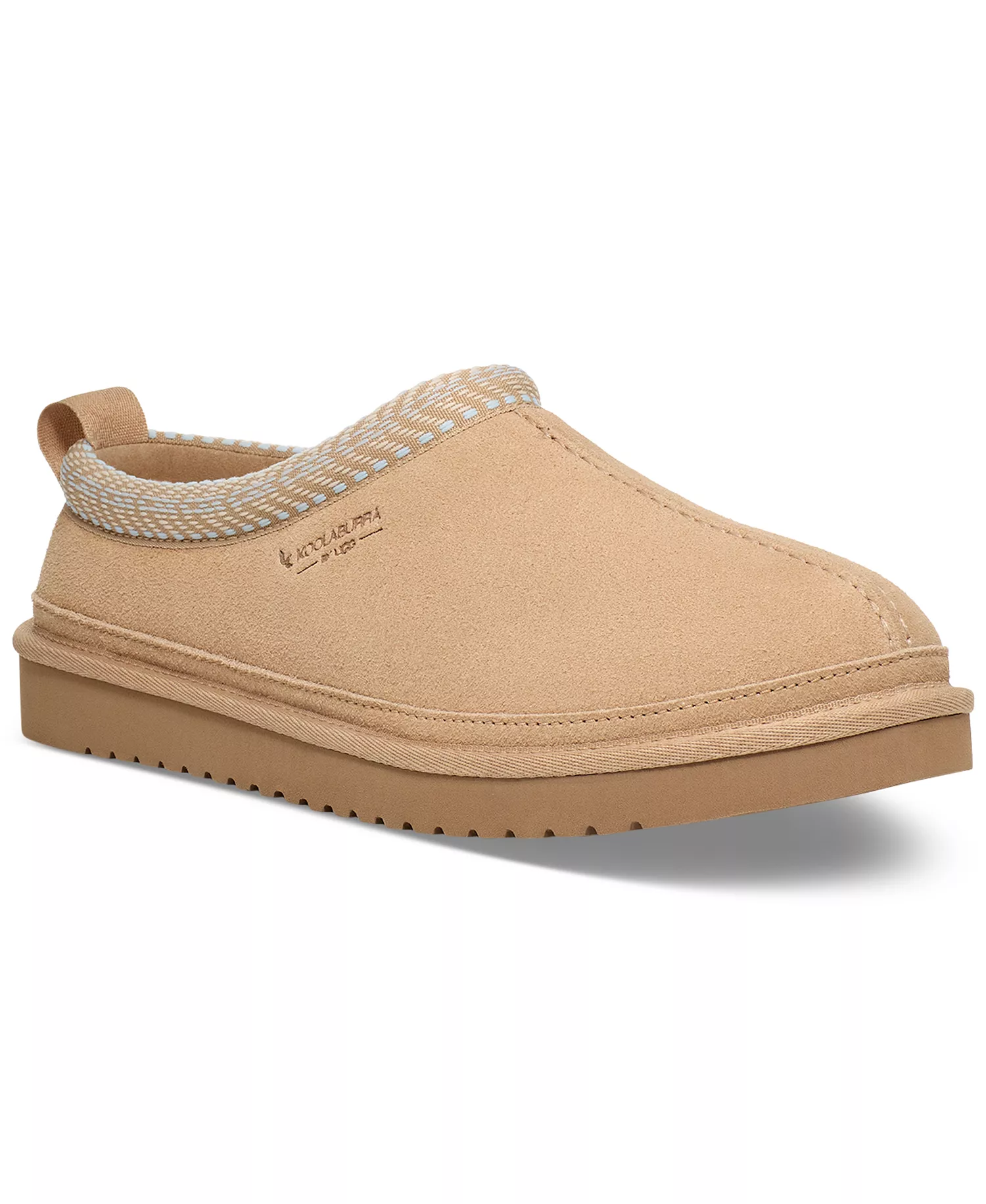 Men's Burree Suede Slippers - Sand - 10