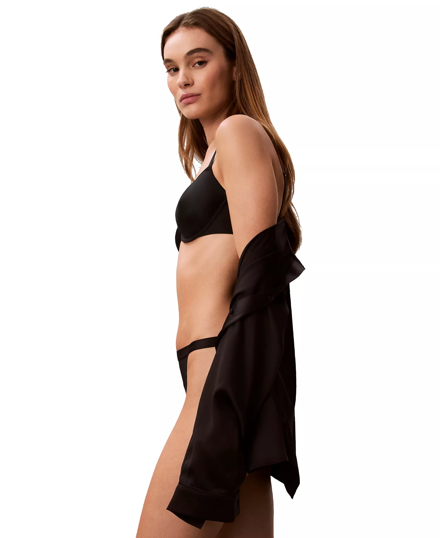 Women's Perfectly Fit Full-Coverage Demi Bra - Black - 32 - A