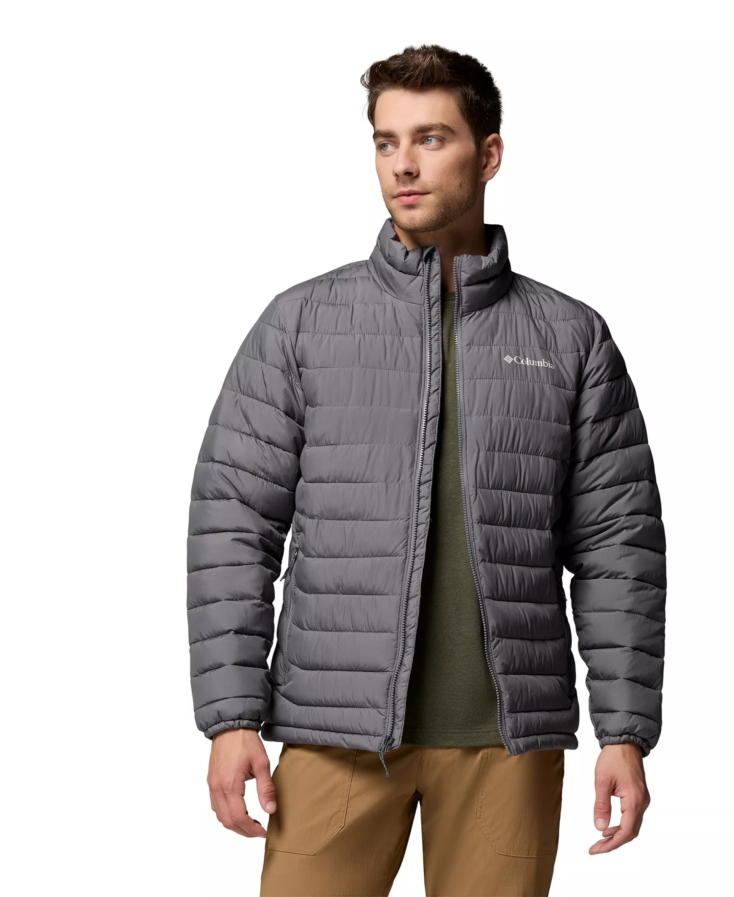 Men's Powder Lite II Puffer Jacket - Black - L
