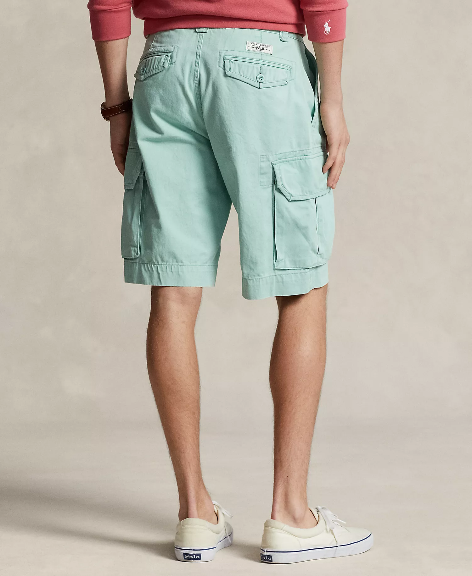 Men's 10-1/2-Inch Relaxed Fit Twill Cargo Shorts - Celadon - 28