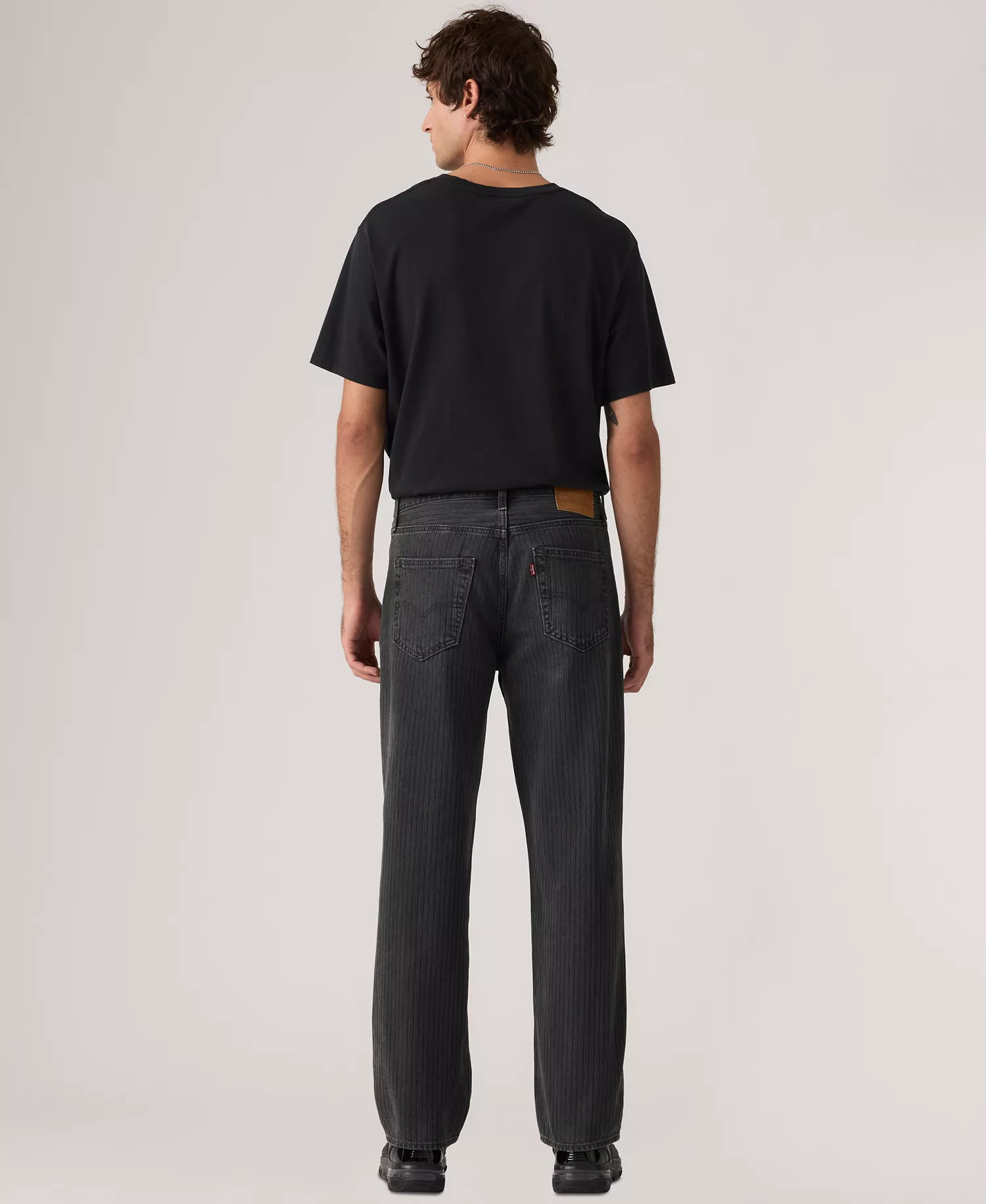 Premium Men's 568 Loose Straight-Leg Jeans - Onyx - 32 - 30
