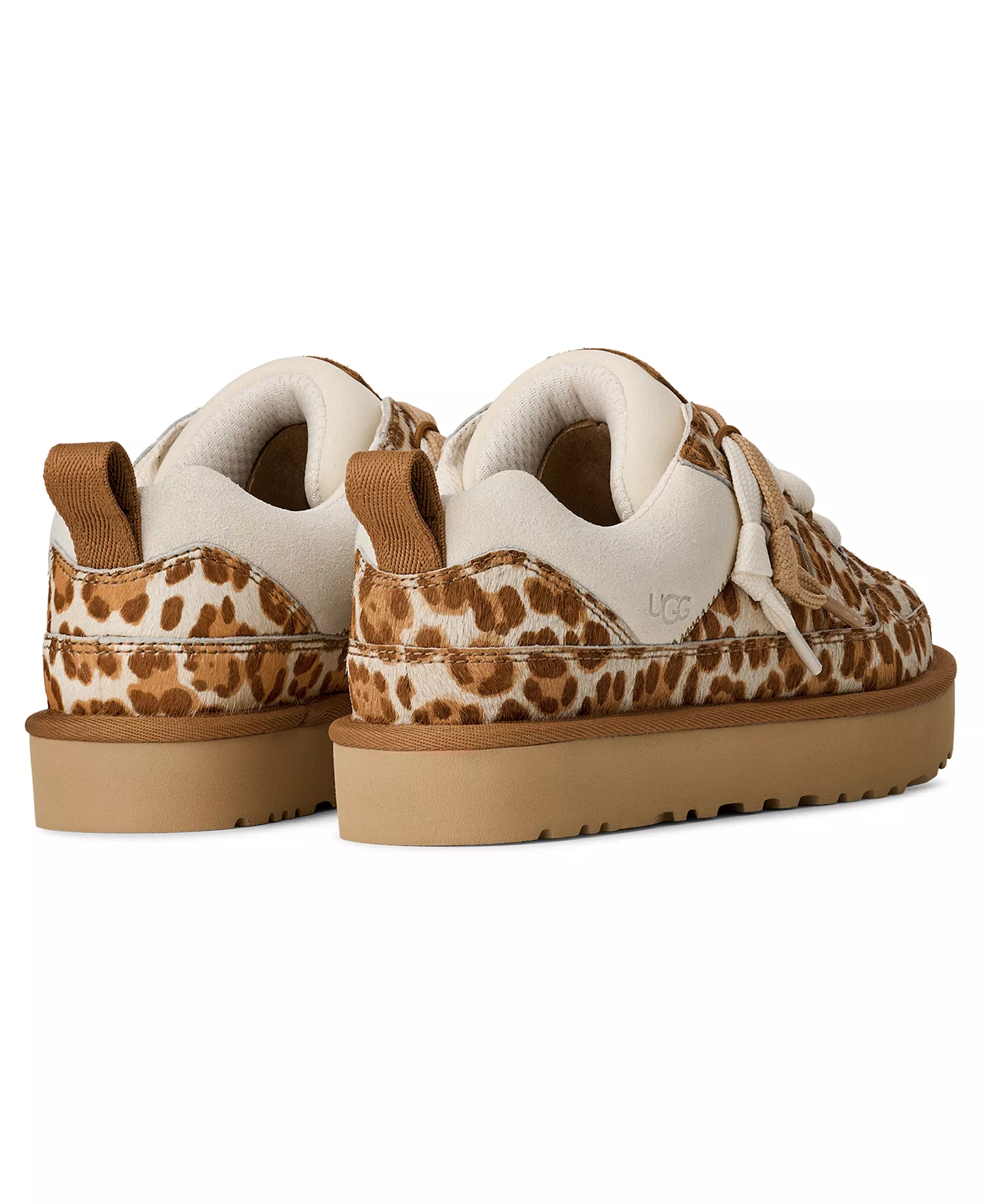 Women's Lo Lowmel Plains Lace-Up Sneakers - Felicity Leopard Jasmine - 10M