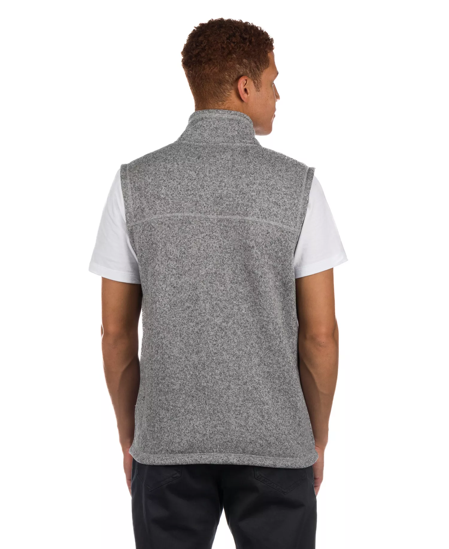 Men's Tsillan Knit Full Zip Vest - Meld Grey Heather - S
