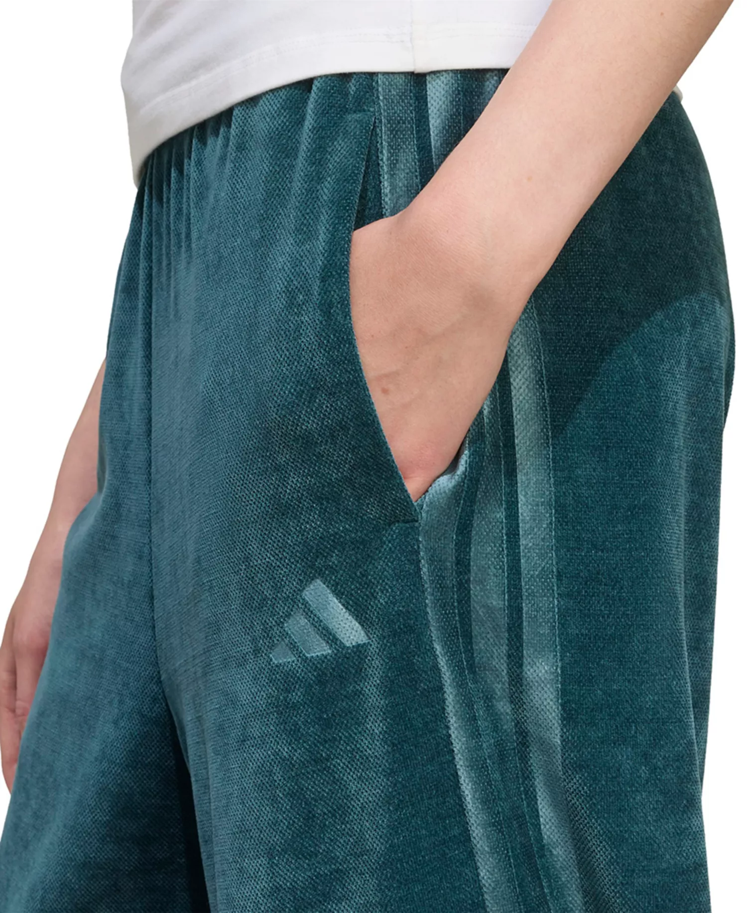 Women's House Of Tiro Velour Open Hem Pants - Aurora Ivy - 2XL