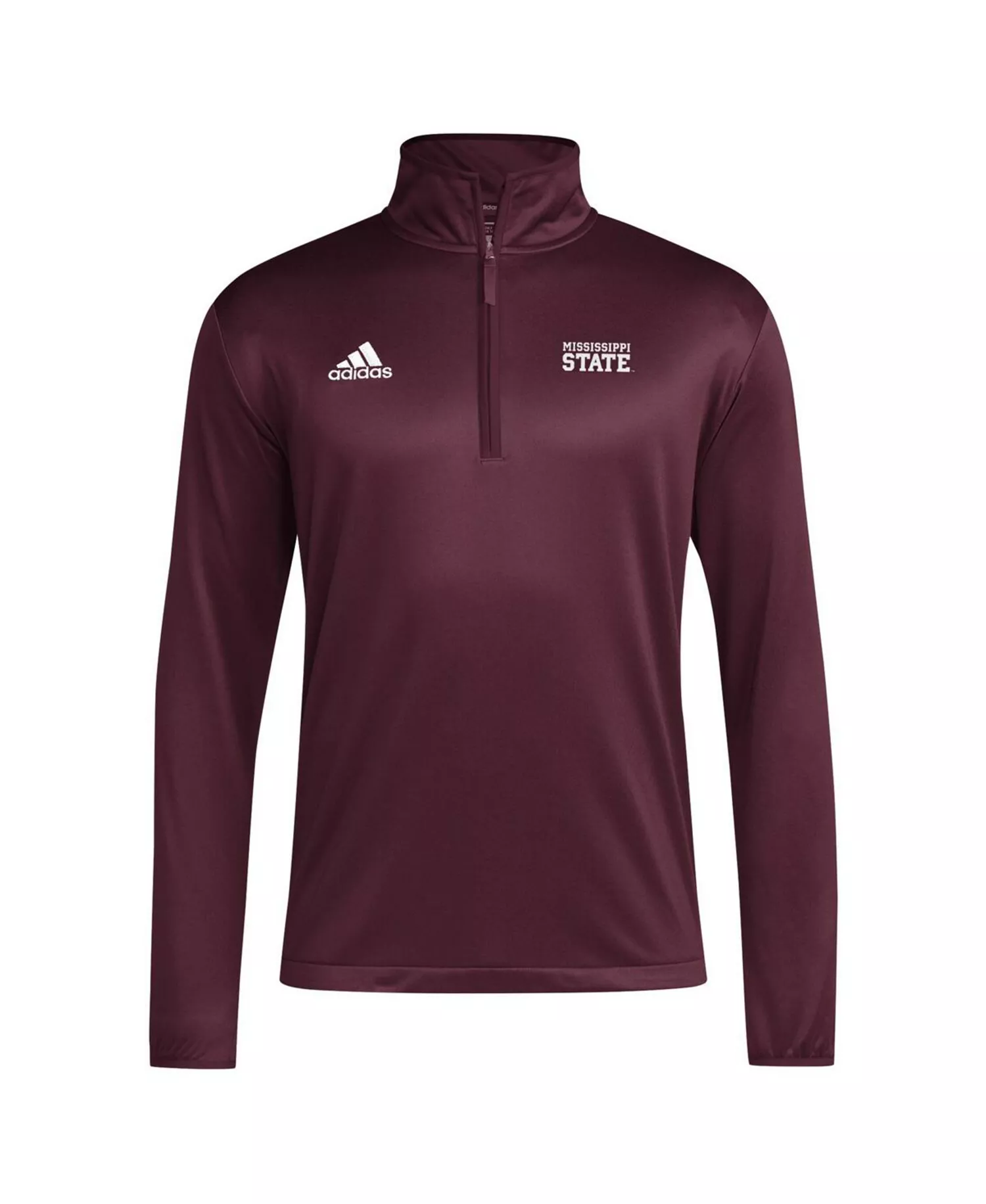Men's Maroon Mississippi State Bulldogs 2024 Coaches Sideline Quarter-Zip Sweatshirt - Maroon - 2XL