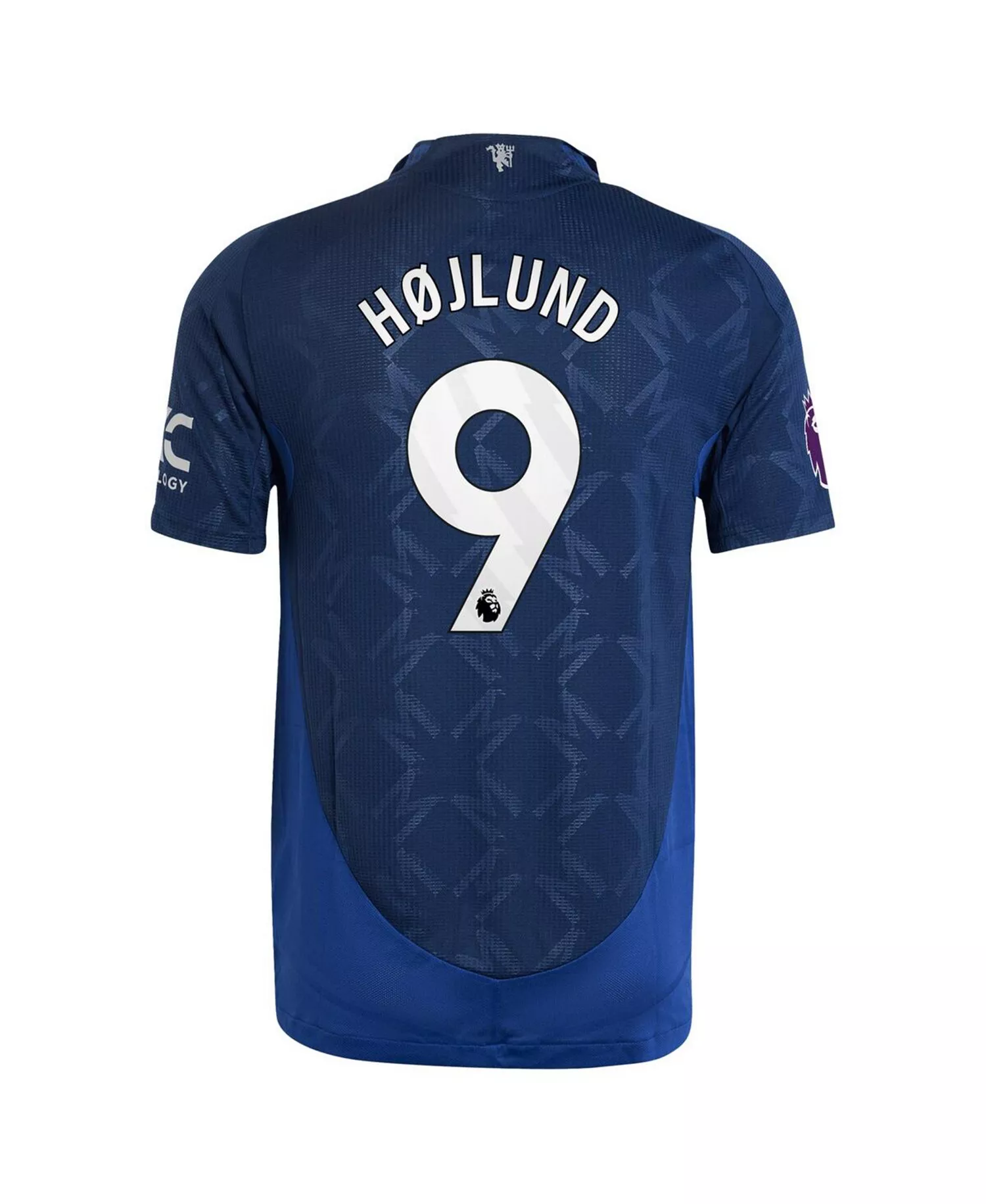 Men's Rasmus Hojlund Navy Manchester United 2024/25 Away Authentic Player Jersey - Navy - 2XL