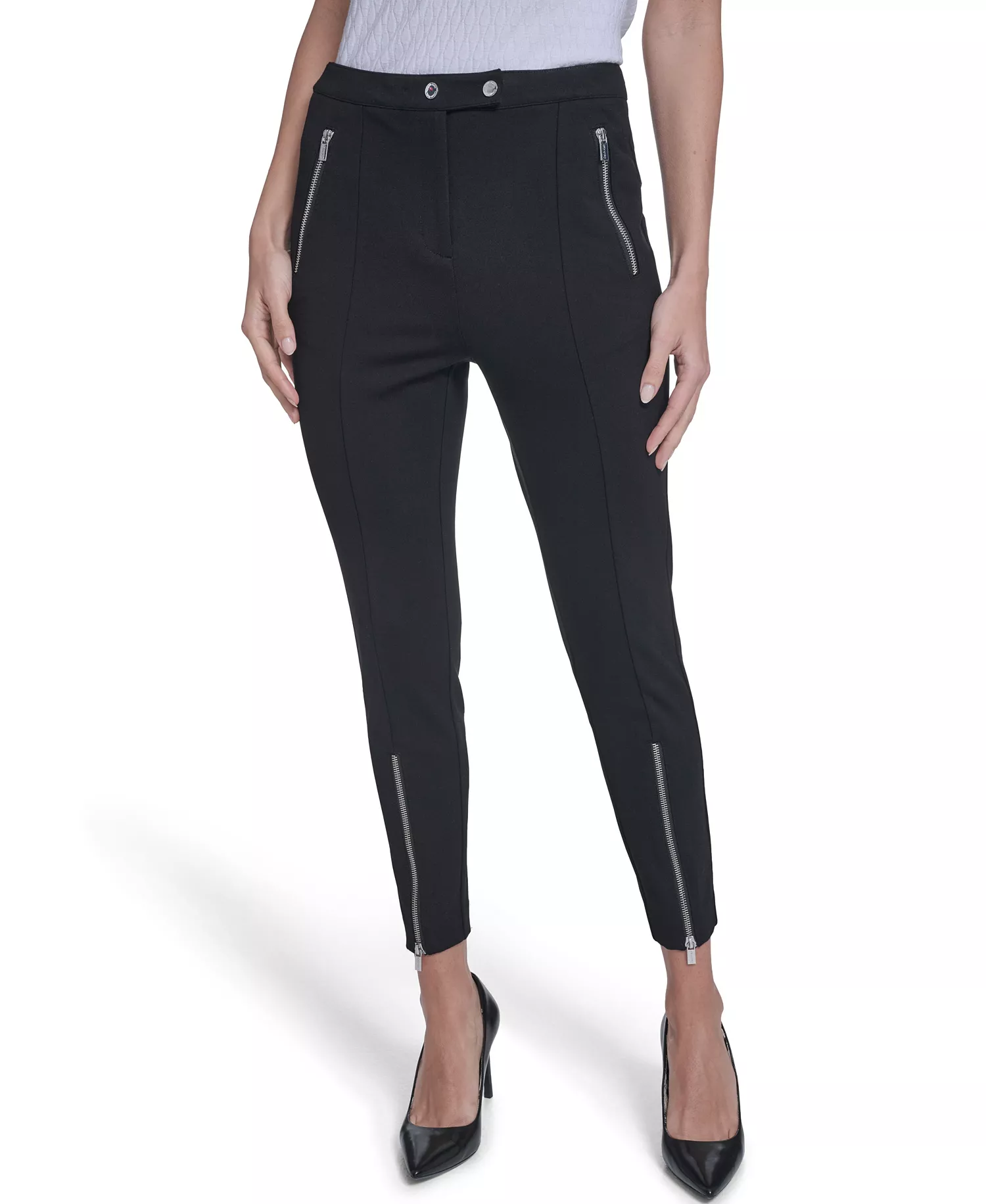 Women's Slim Leg Pants - Black - 10
