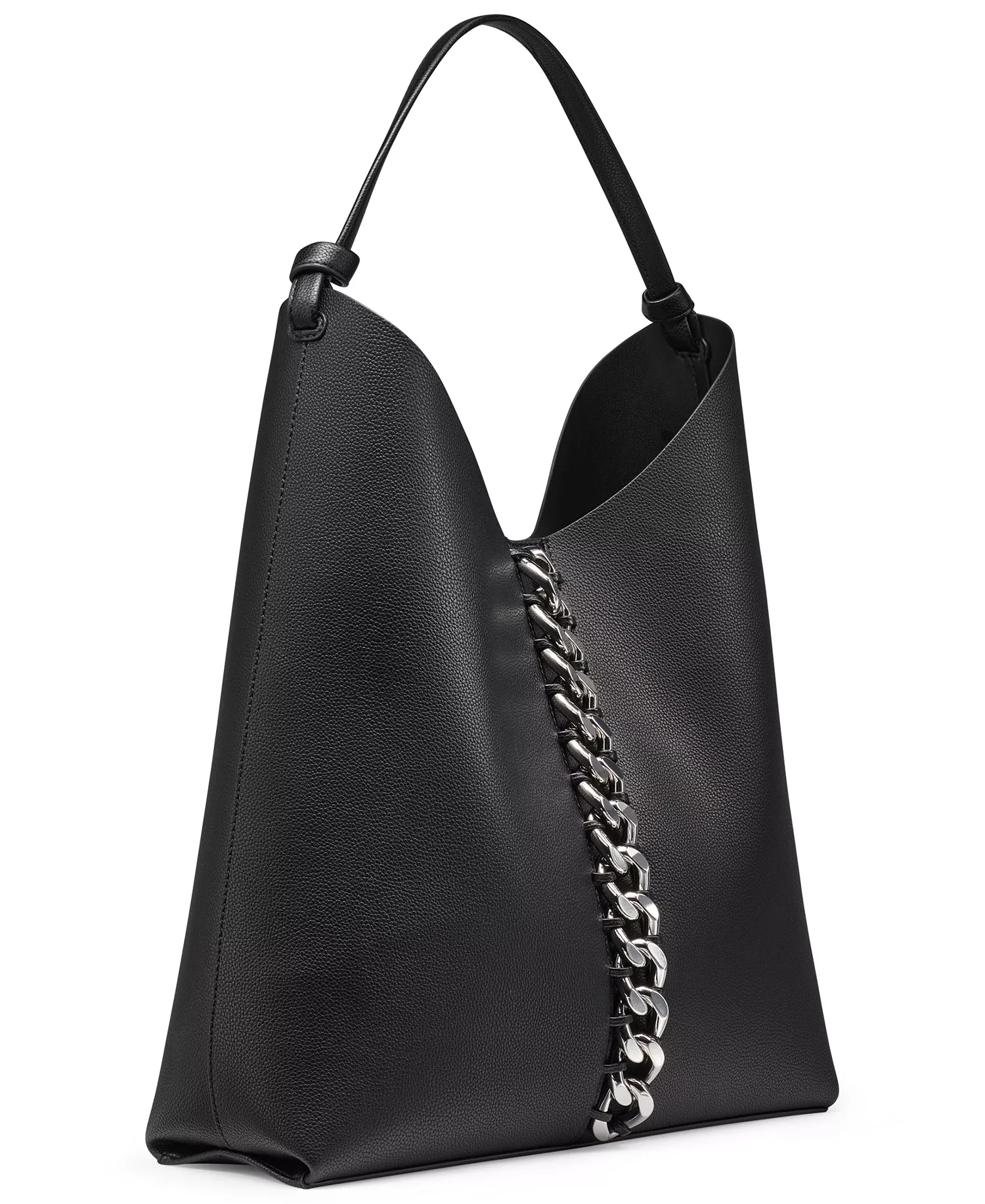 Paula Extra Large Hobo Bag - Black/silver - NO SIZE