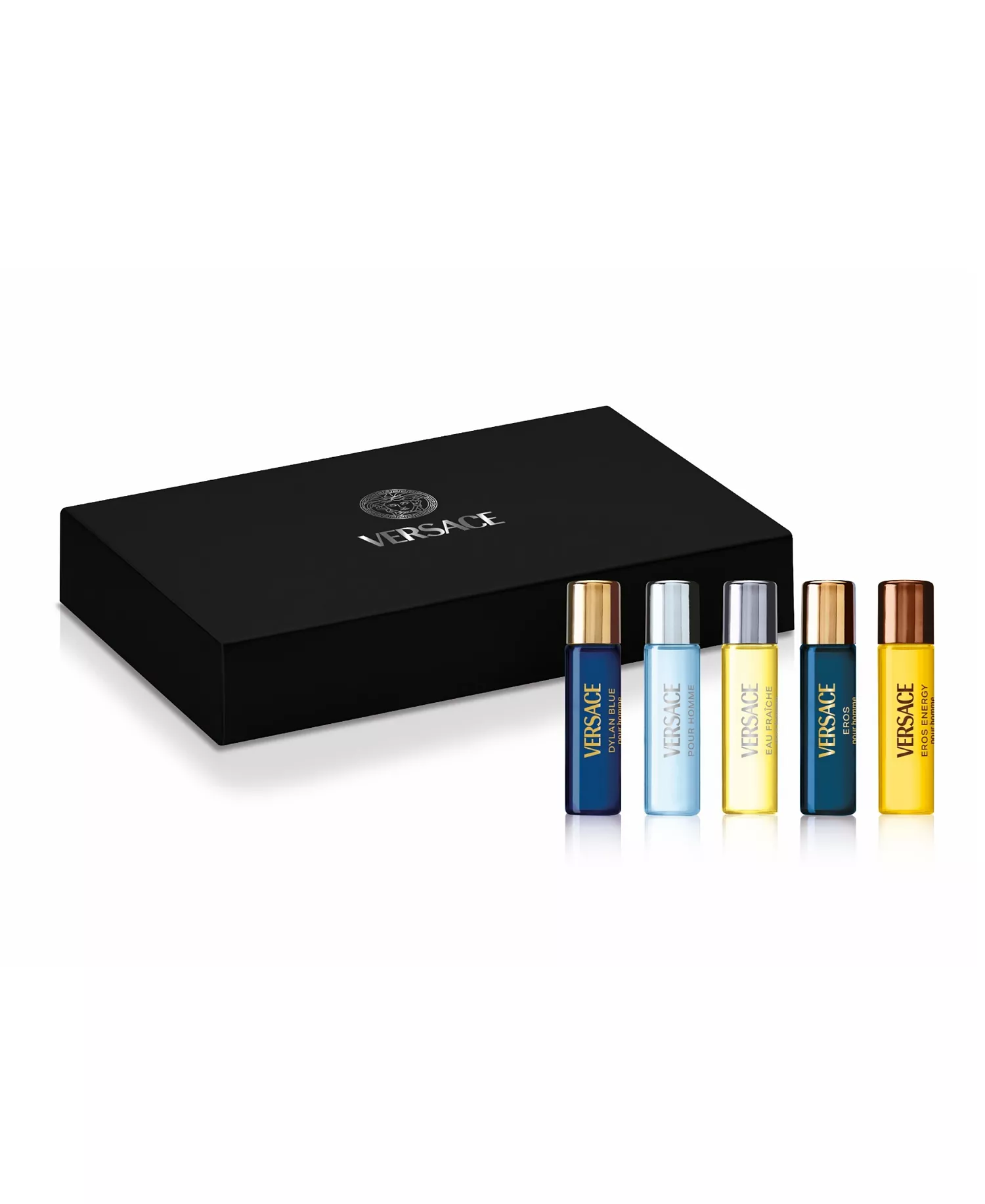 Free Versace Travel Sprays gift with a $128 Versace Men’s Fragrance purchase - Versace Men's 5-Pc. Travel Spray Coffret - No Size