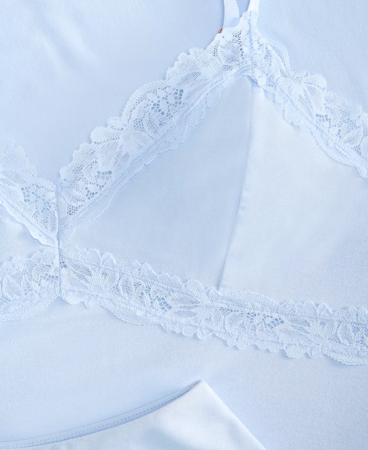 Women's Lace-Trim Knit Tank & Pajama Pants Set, Exclusively at Macy's - Cielo - L