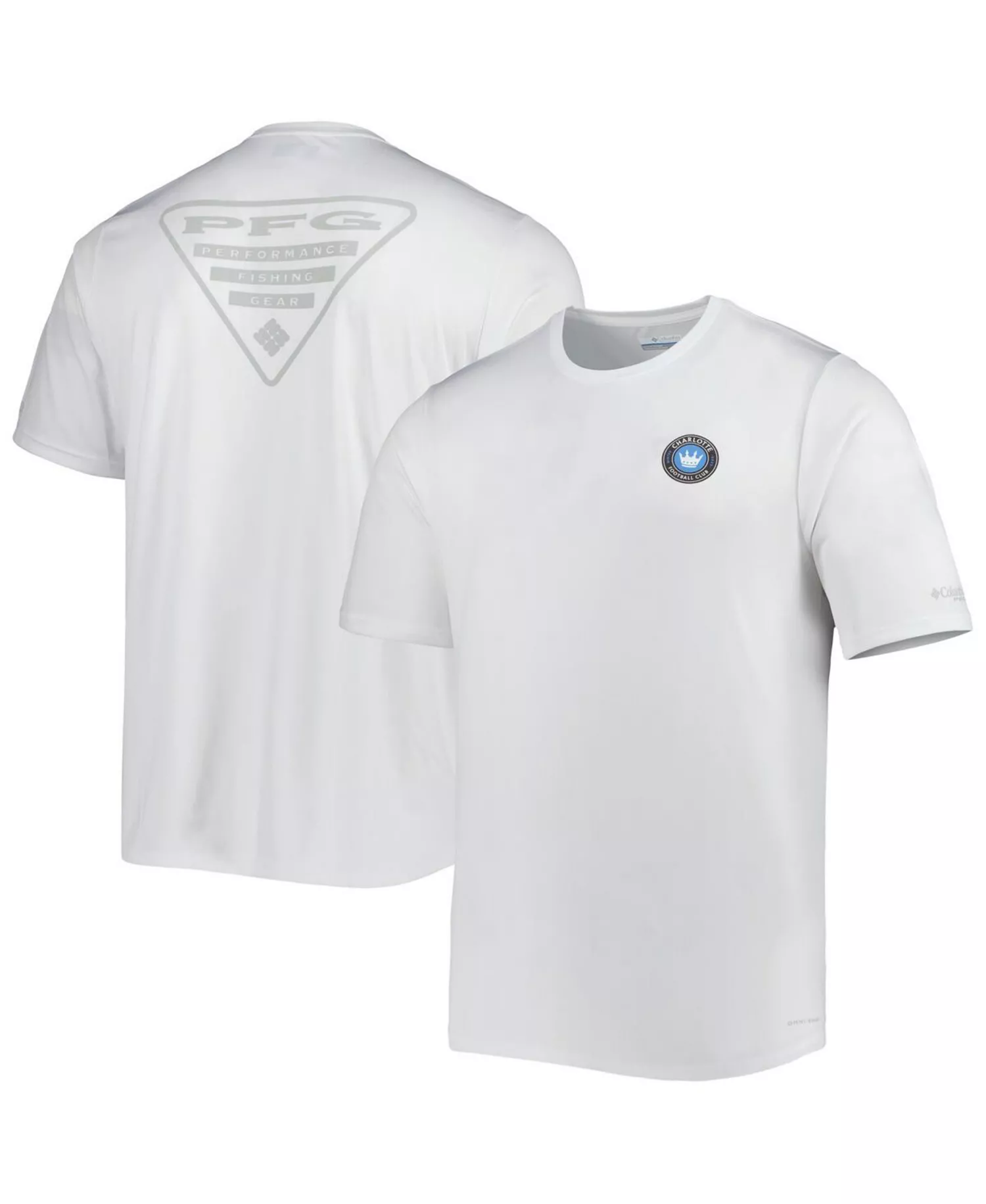 Men's White Charlotte FC Terminal Tackle Omni-Shade T-shirt - White - L