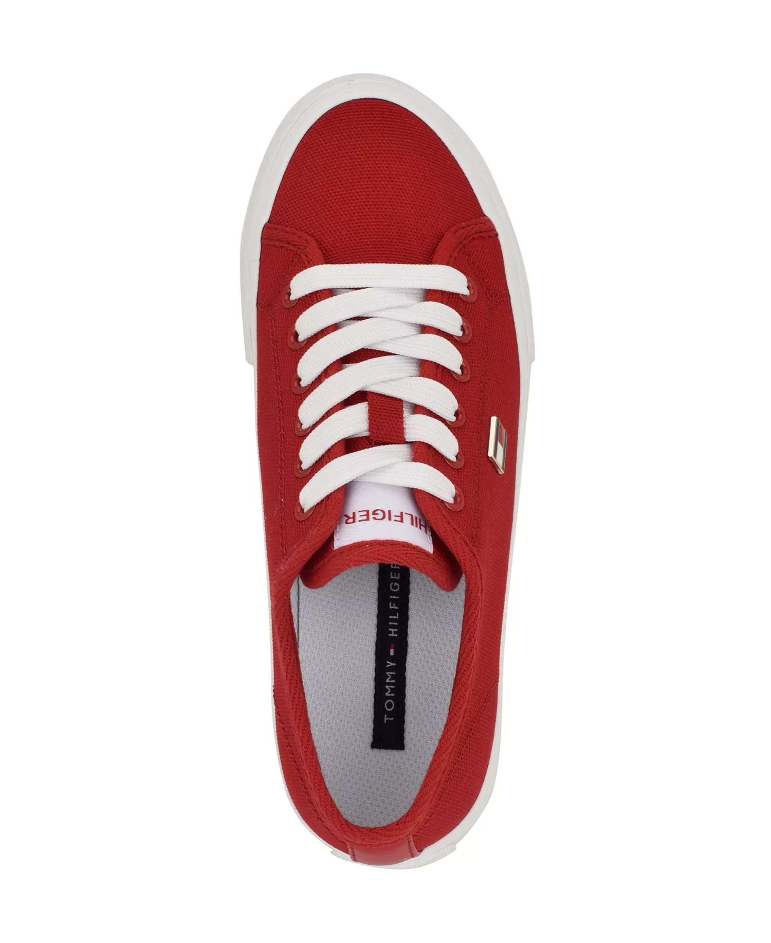 Women's Aressa Flag Lace-Up Sneakers - Red - 10M