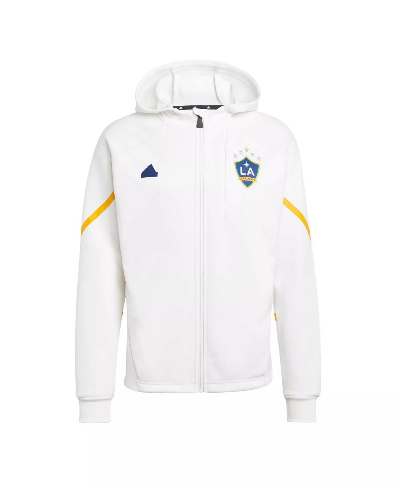 Men's White LA Galaxy 2024 Anthem Travel Full-Zip Jacket - White - 3XL