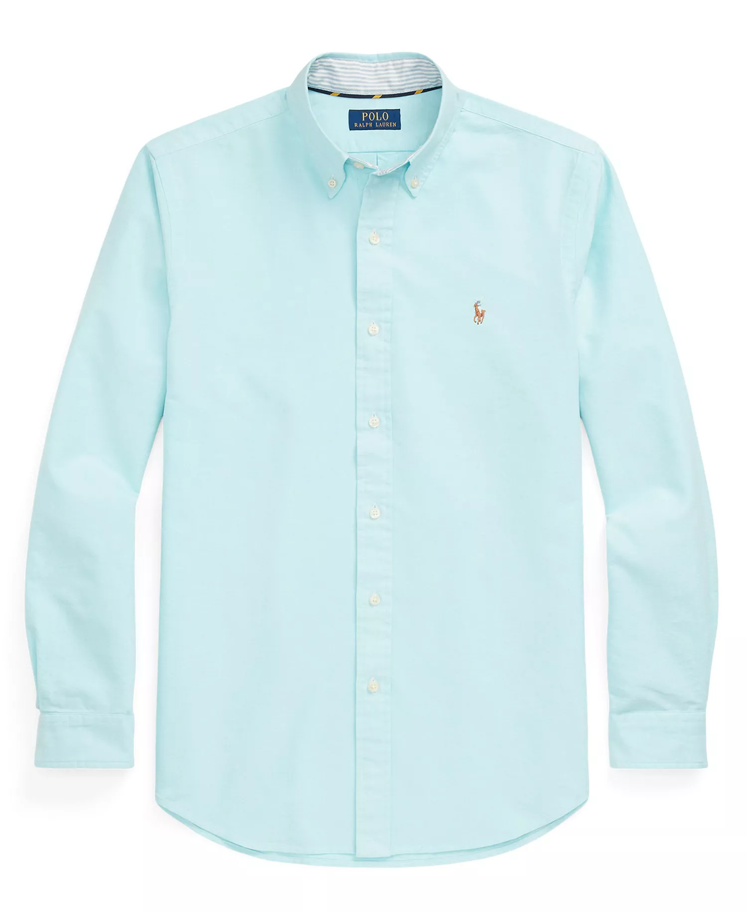 Men's Button-Down Oxford Shirt - Blue - 2XL