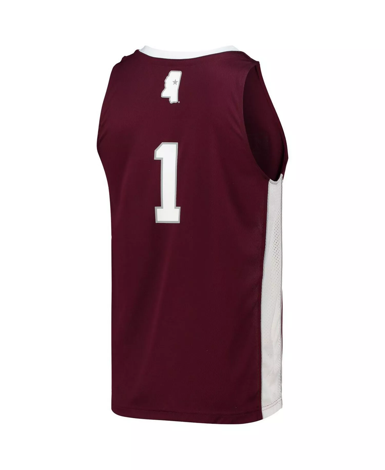 Men's Number 1 Mississippi State Bulldogs Team Swingman Basketball Jersey - Black - 2XL