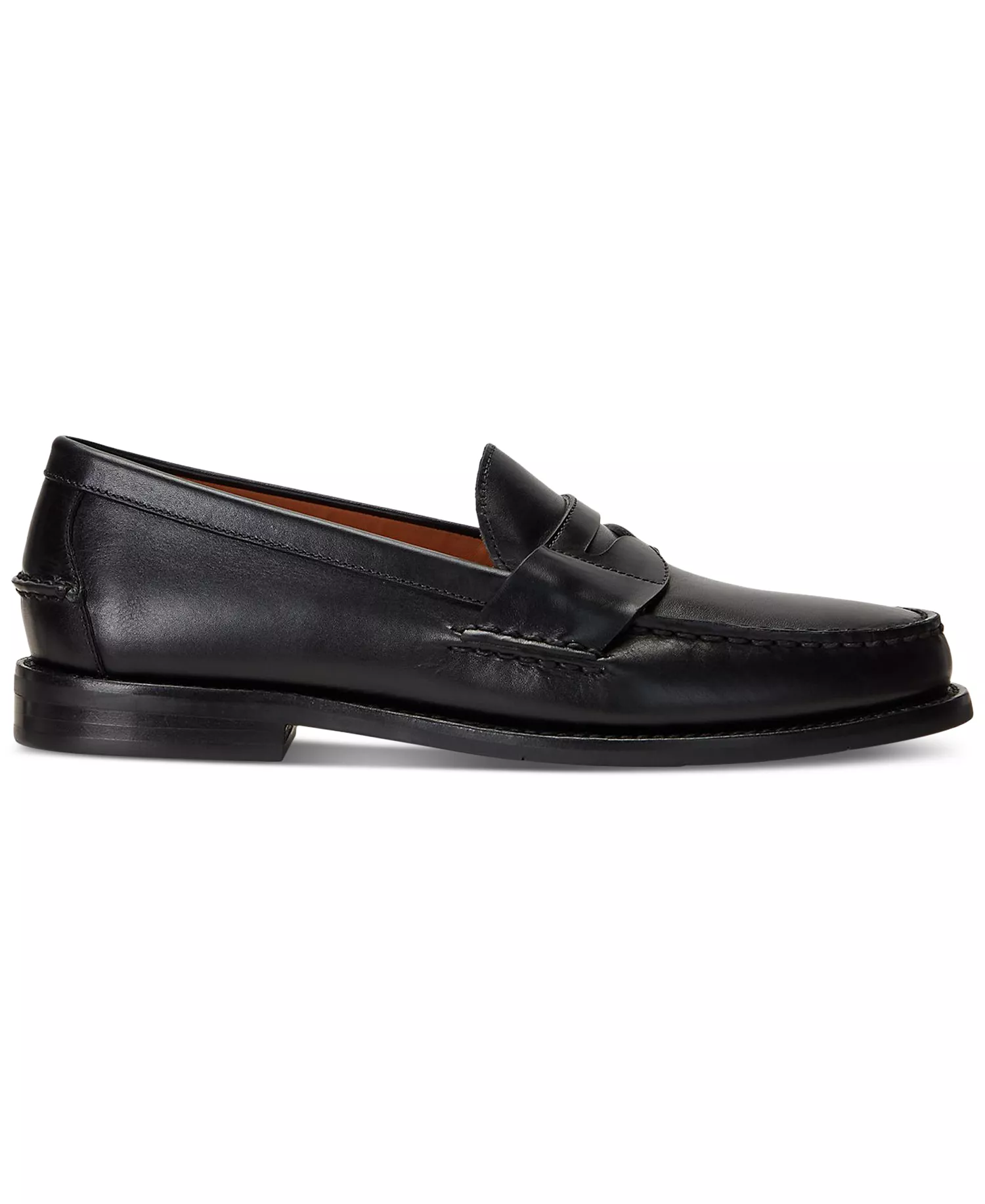 Men's Alston Leather Penny Loafers - Black - 10