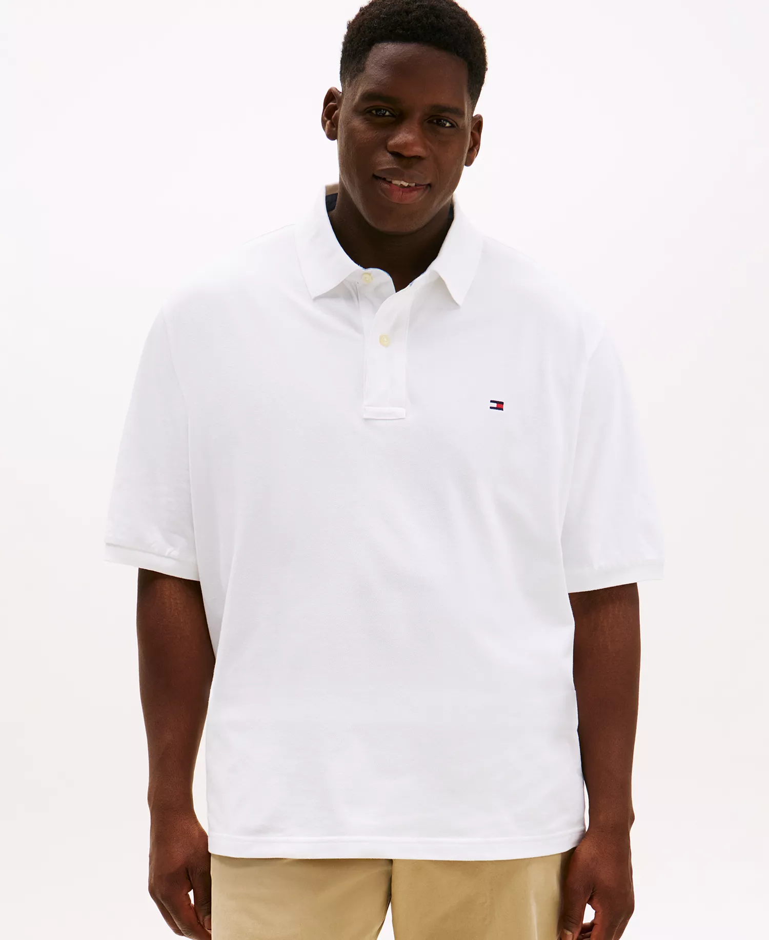 Men's Big & Tall Classic-Fit Ivy Polo - Classic White - 2XB