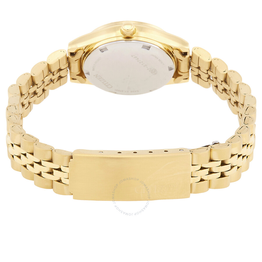 Citizen Quartz Crystal Black Dial Ladies Watch